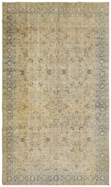 Vintage Tabriz Handwoven Traditional Rug