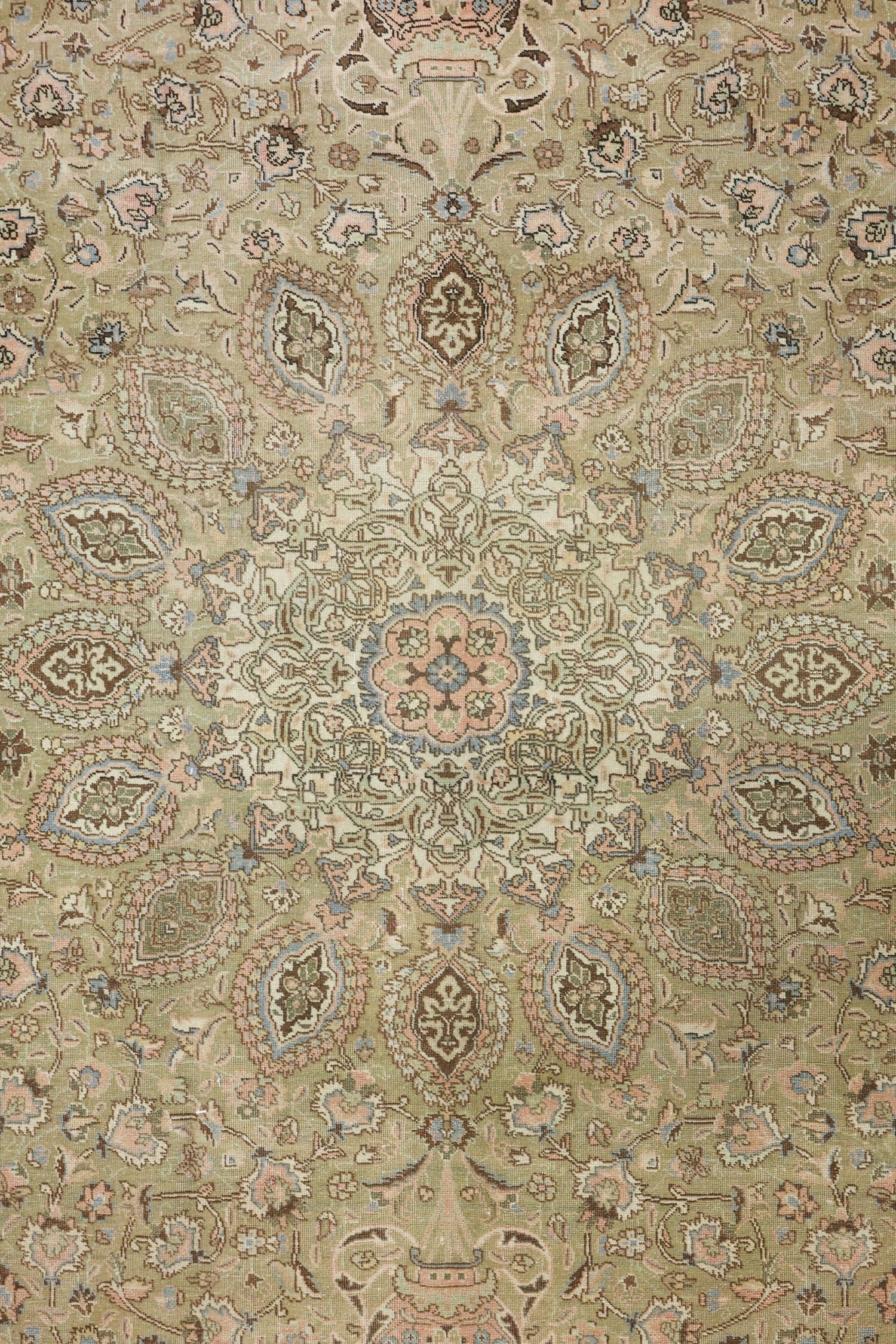 Vintage Tabriz Handwoven Traditional Rug, J75135