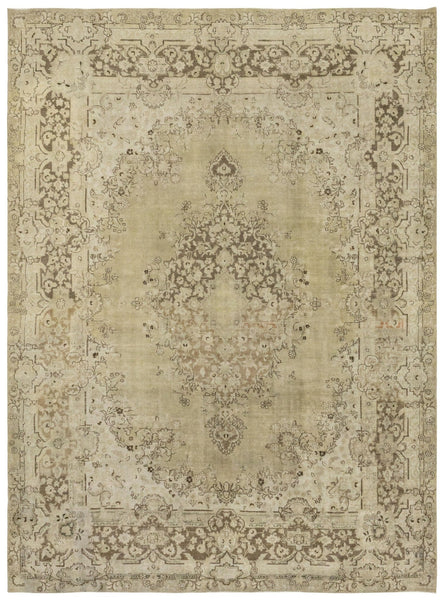 Vintage Tabriz Handwoven Traditional Rug