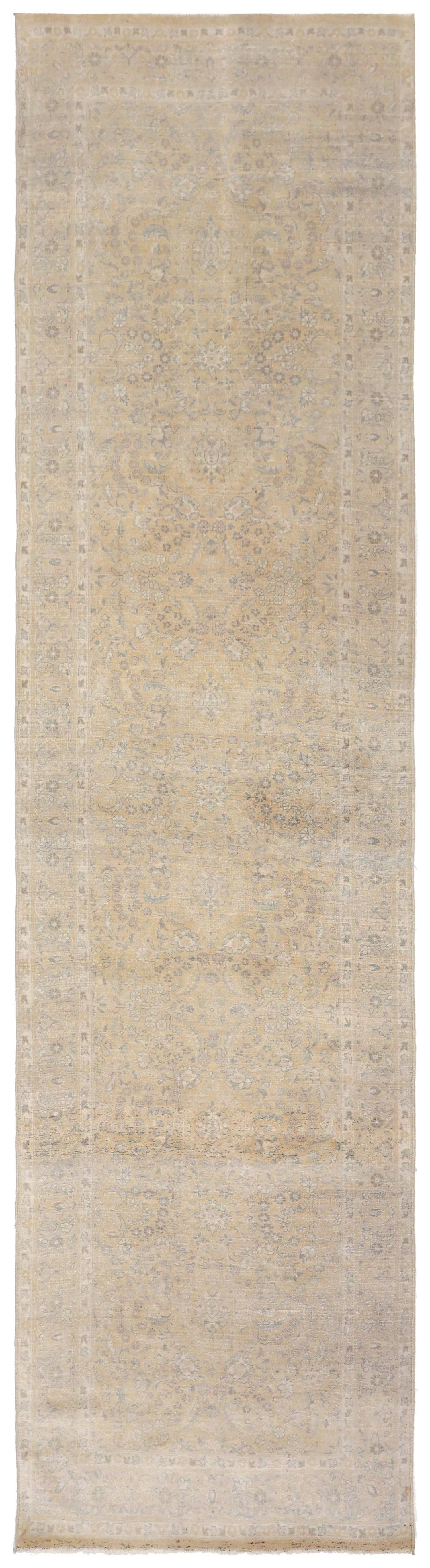 Vintage Tabriz Handwoven Traditional Rug