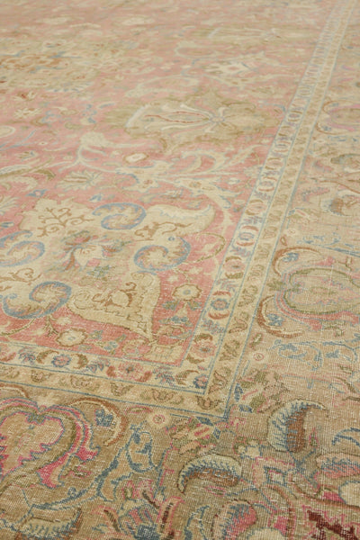 Vintage Tabriz Handwoven Traditional Rug, J76723