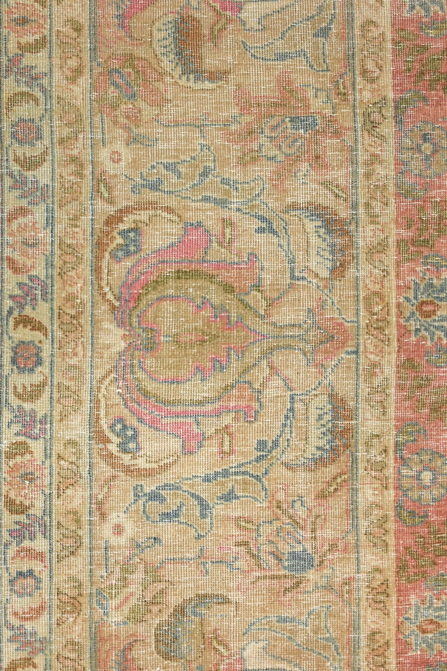 Vintage Tabriz Handwoven Traditional Rug, J76723