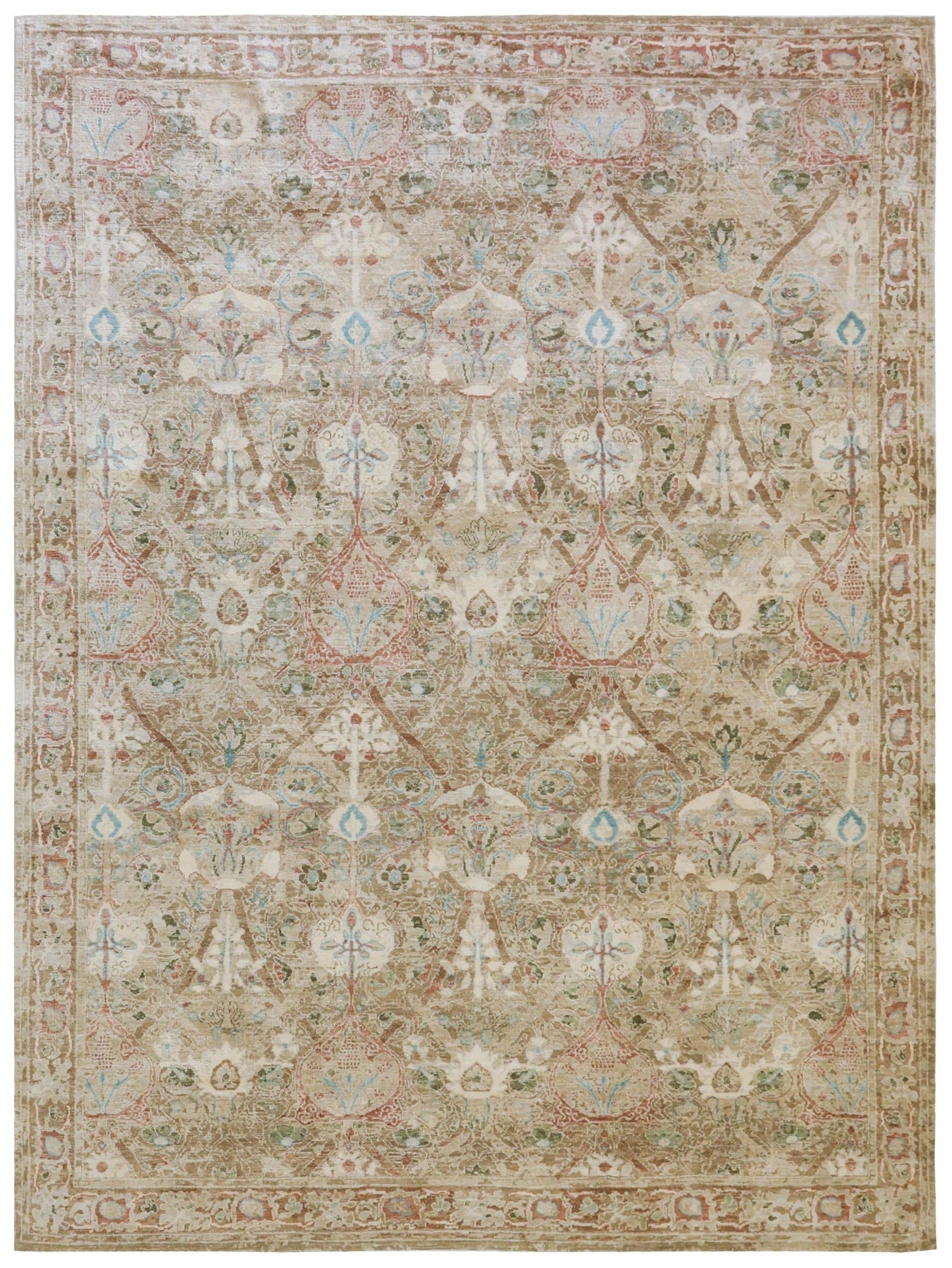 William Morris Handwoven Traditional Rug