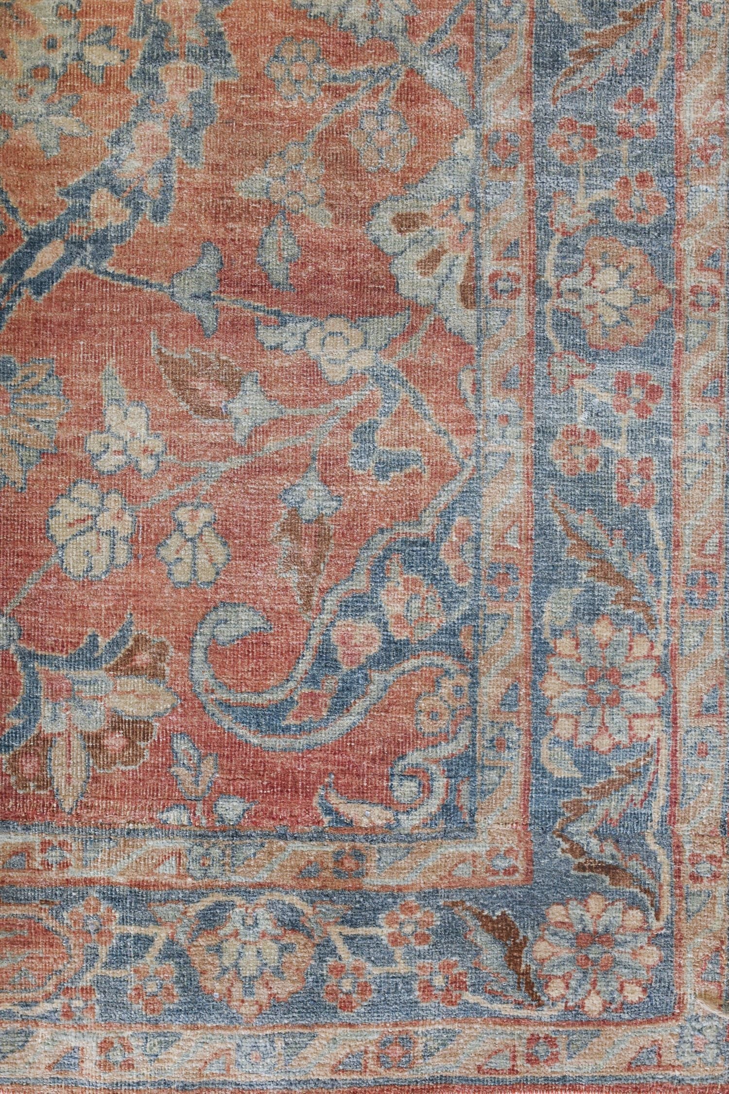 Vintage Yezd Handwoven Traditional Rug, J74029