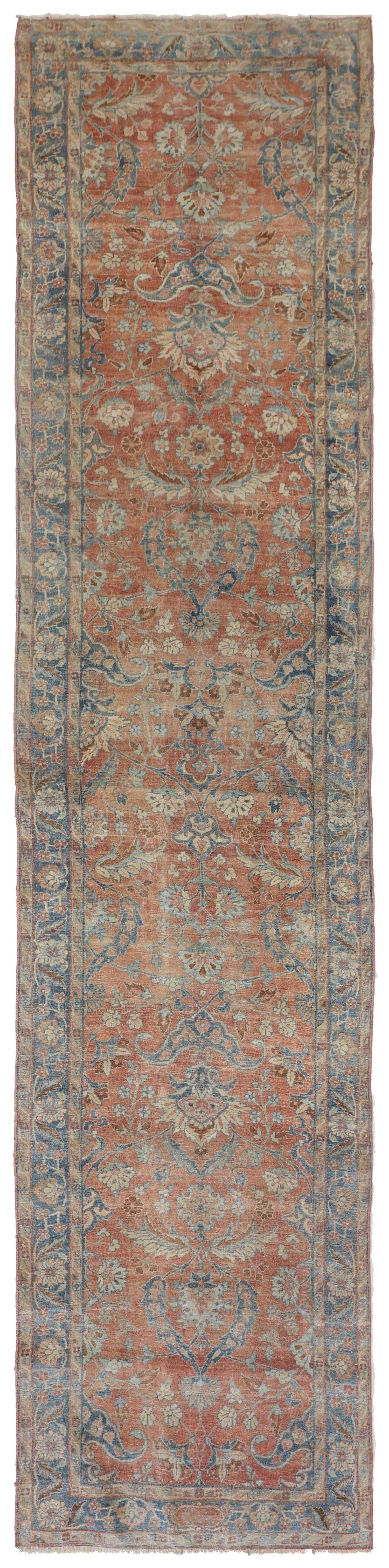 Vintage Yezd Handwoven Traditional Rug