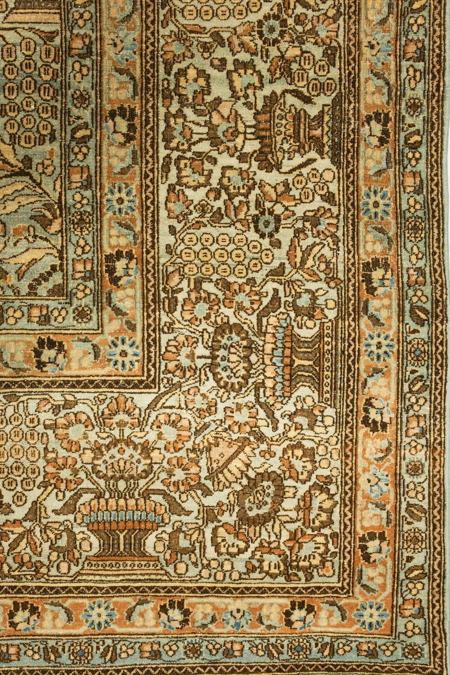 Antique Yezd Handwoven Traditional Rug, J70466