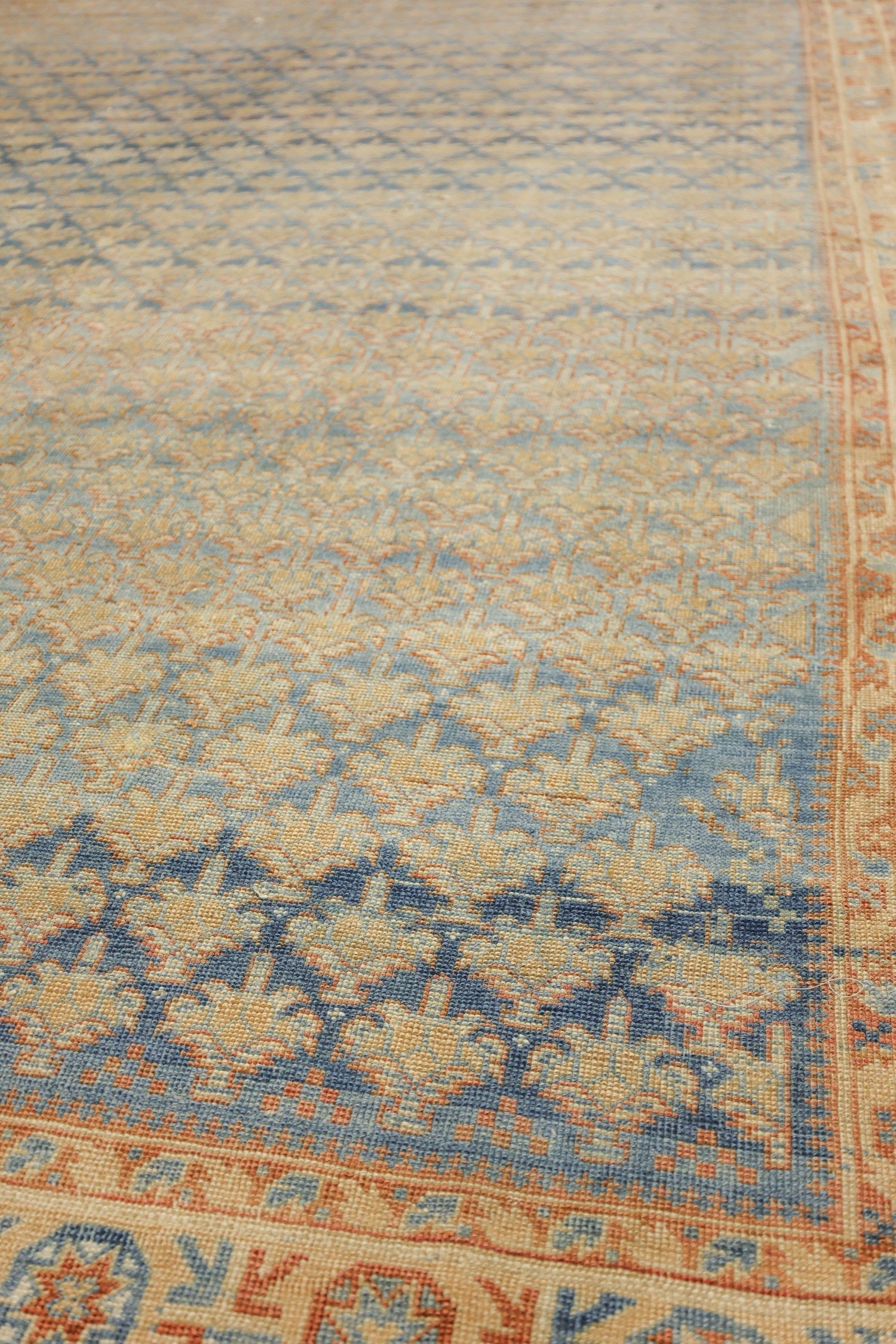 Vintage Afshar Handwoven Transitional Rug, J76625