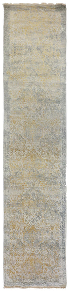 Erased Amritsar Handwoven Transitional Rug