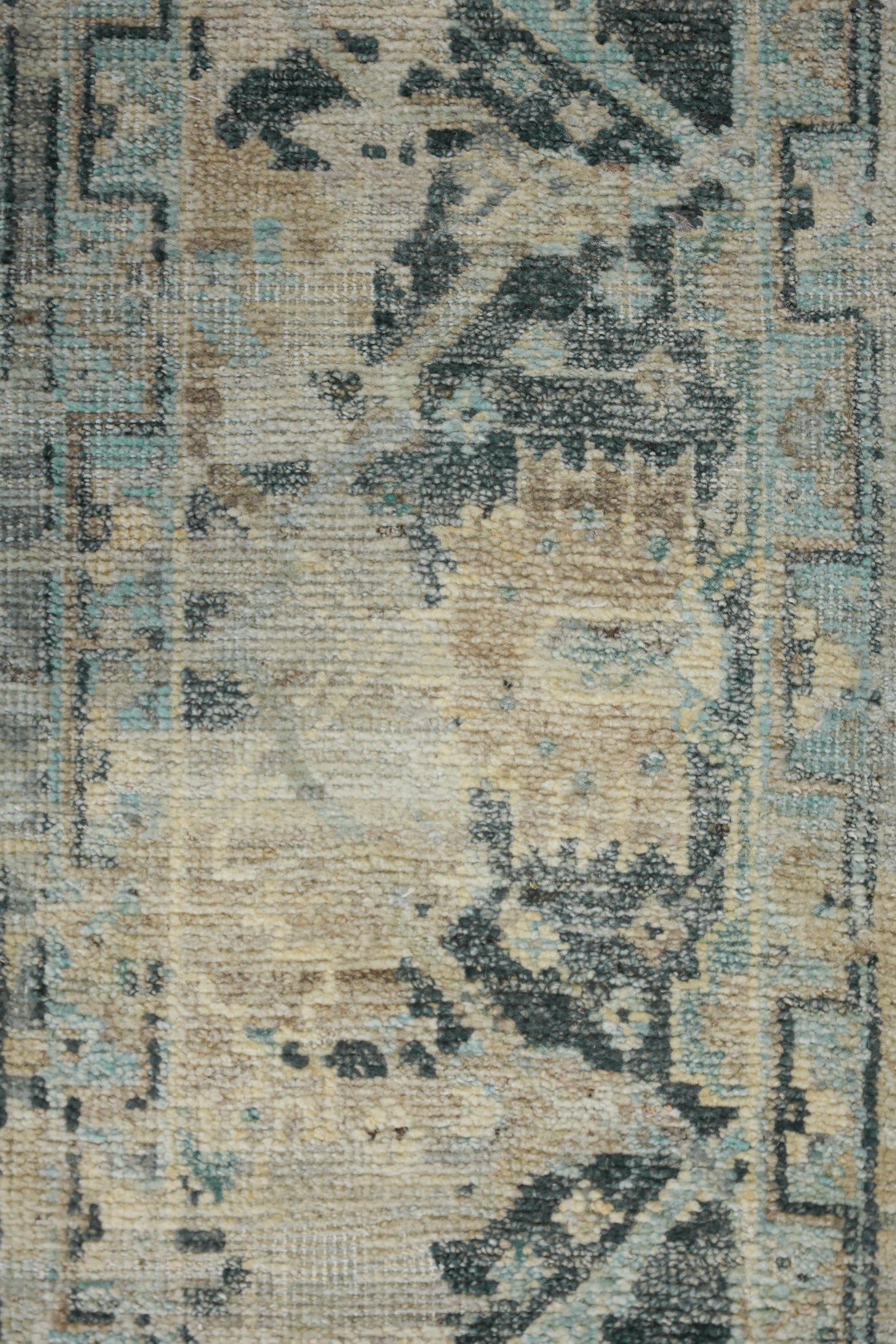 Erased Arabesque Handwoven Transitional Rug, J73801