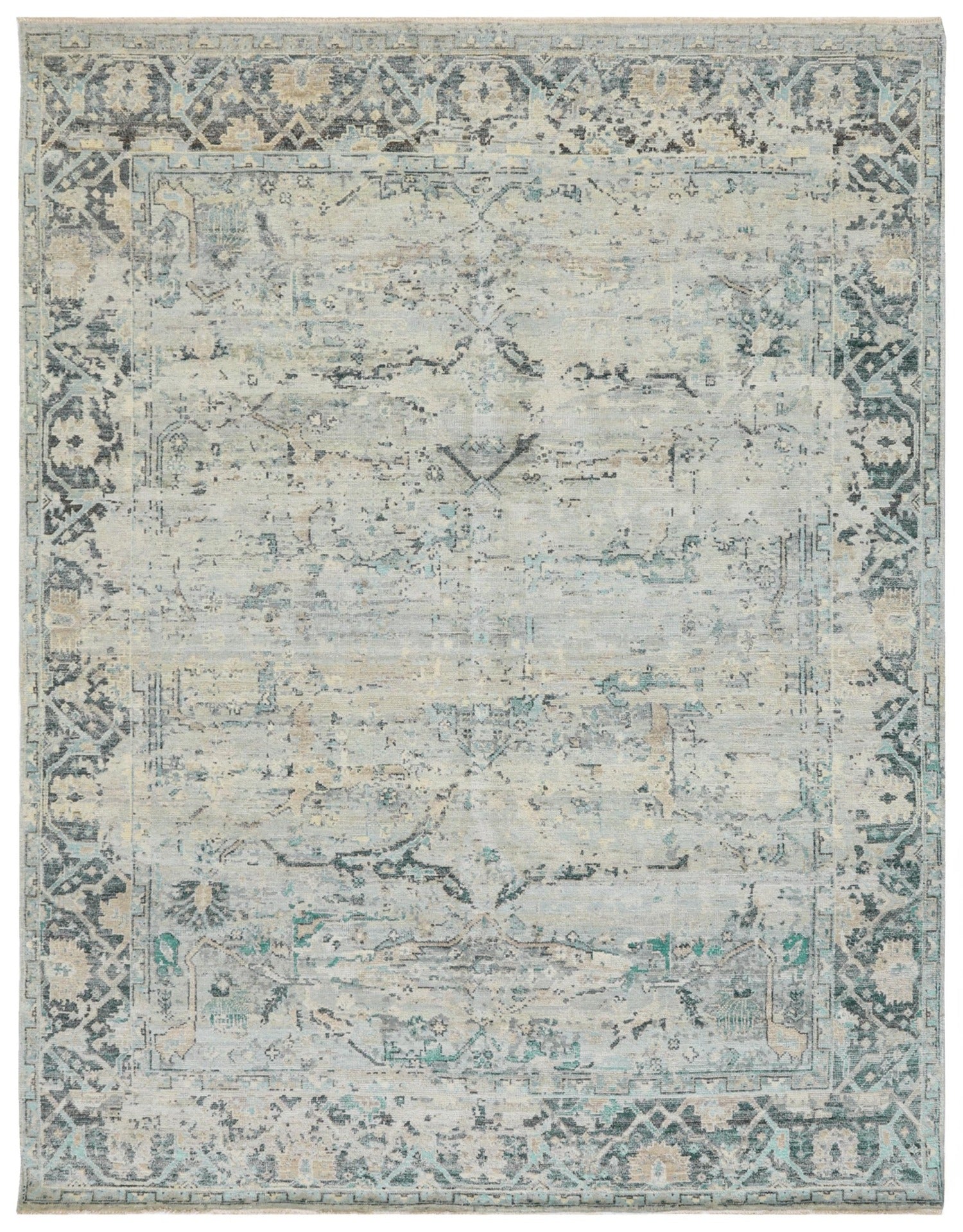 Erased Arabesque Handwoven Transitional Rug