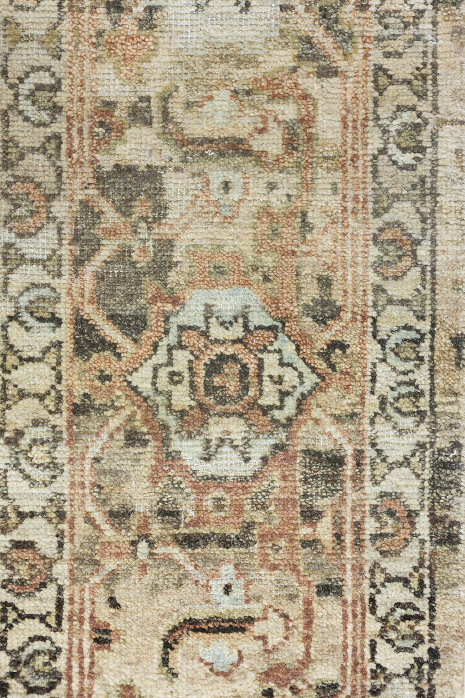 Erased Serapi Handwoven Transitional Rug, J73802