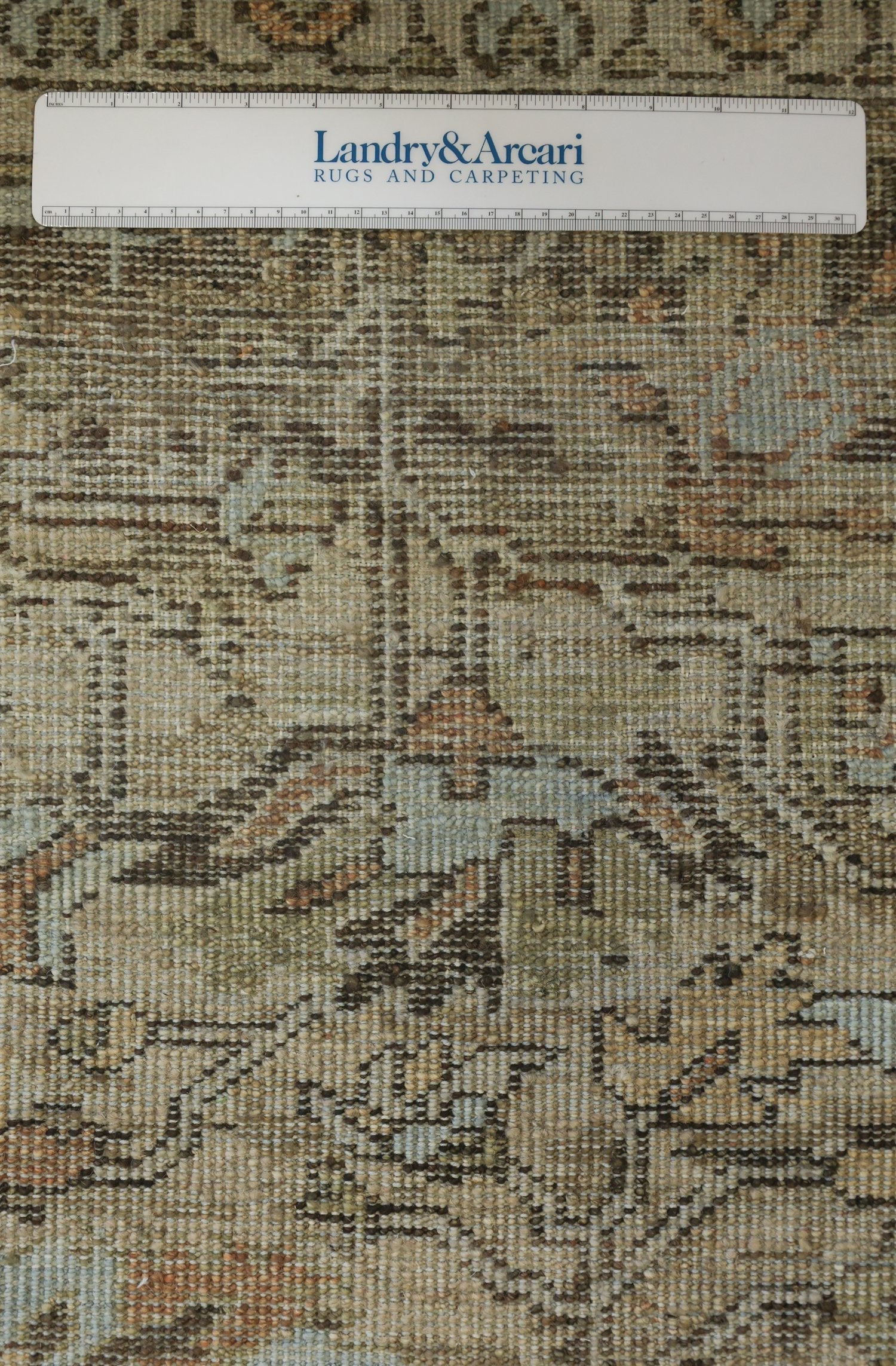 Erased Serapi Handwoven Transitional Rug, J73802