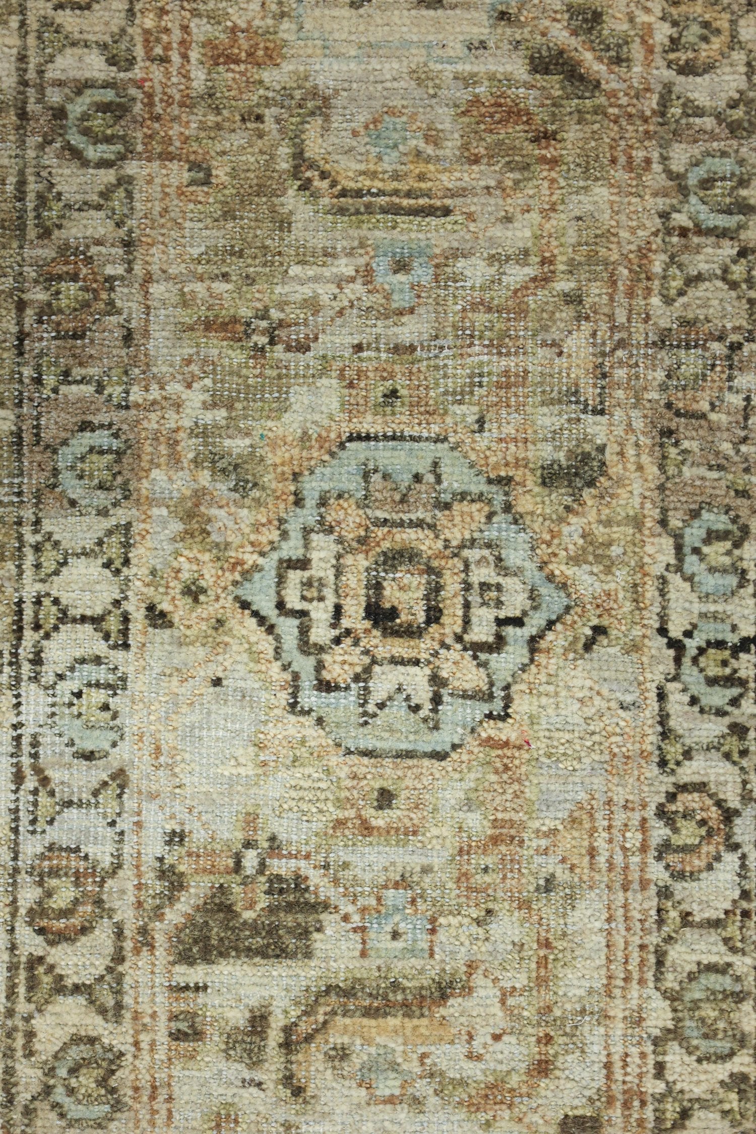 Erased Serapi Handwoven Transitional Rug, J75772