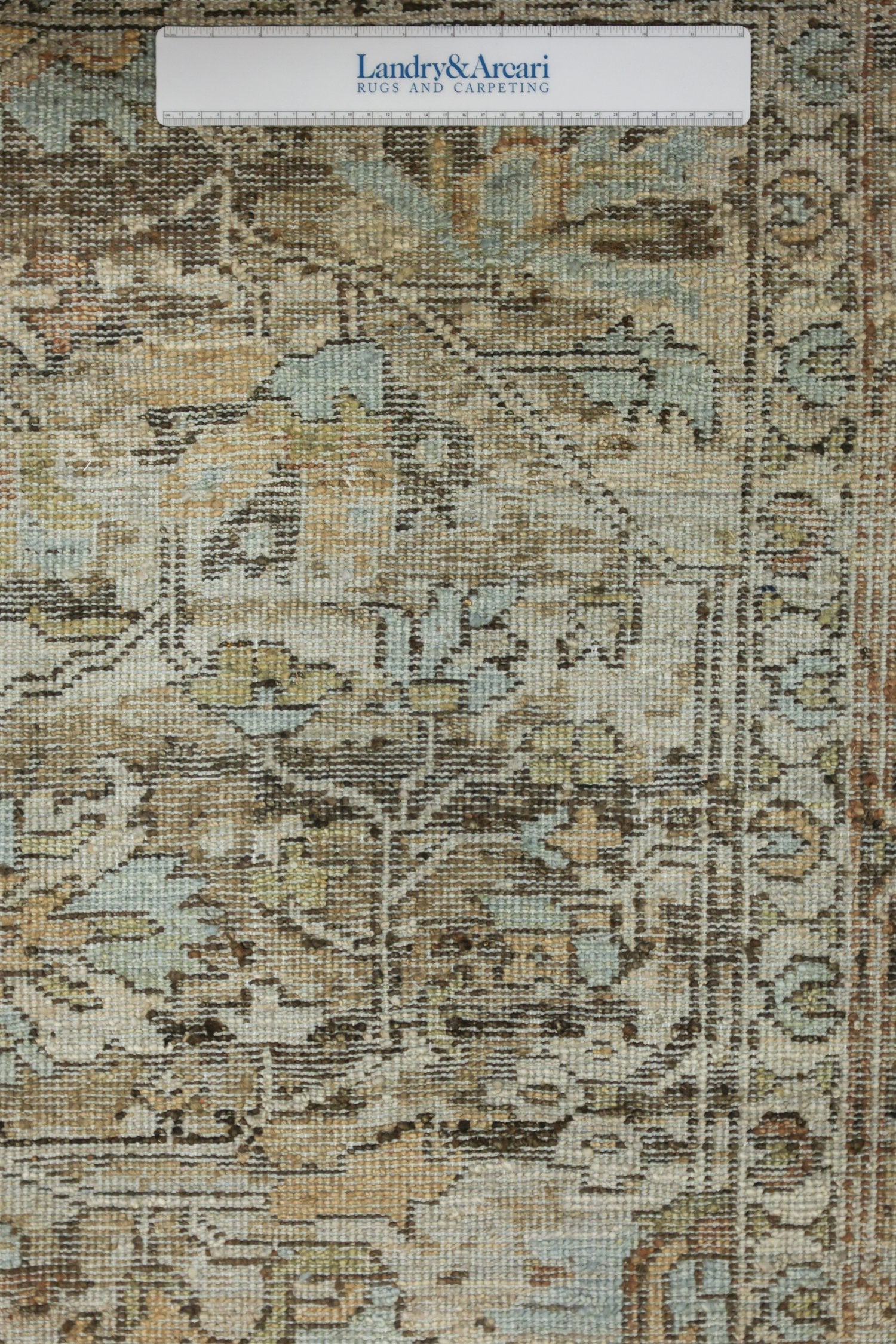 Erased Serapi Handwoven Transitional Rug, J75772