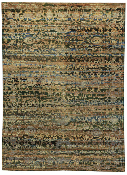 Erased Ziegler Handwoven Transitional Rug