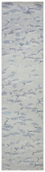 Fish School Handwoven Transitional Rug