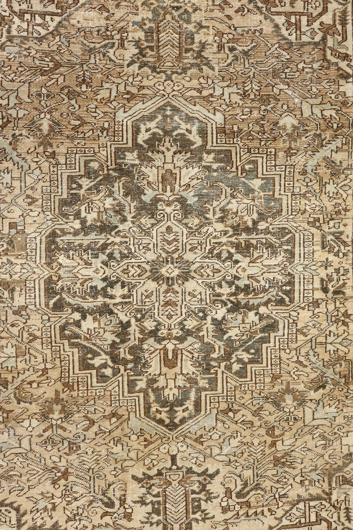 Vintage Heriz Handwoven Transitional Rug, J76685