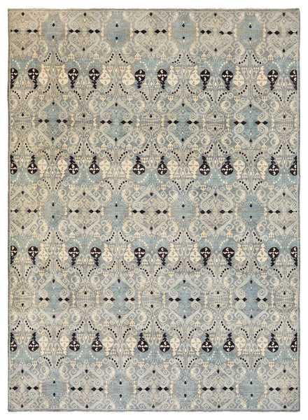 Ikat Handwoven Transitional Rug