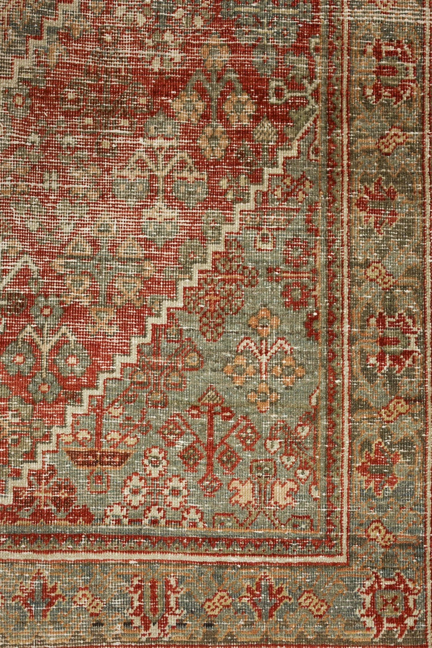 Vintage Joshaqan Handwoven Transitional Rug, J76653