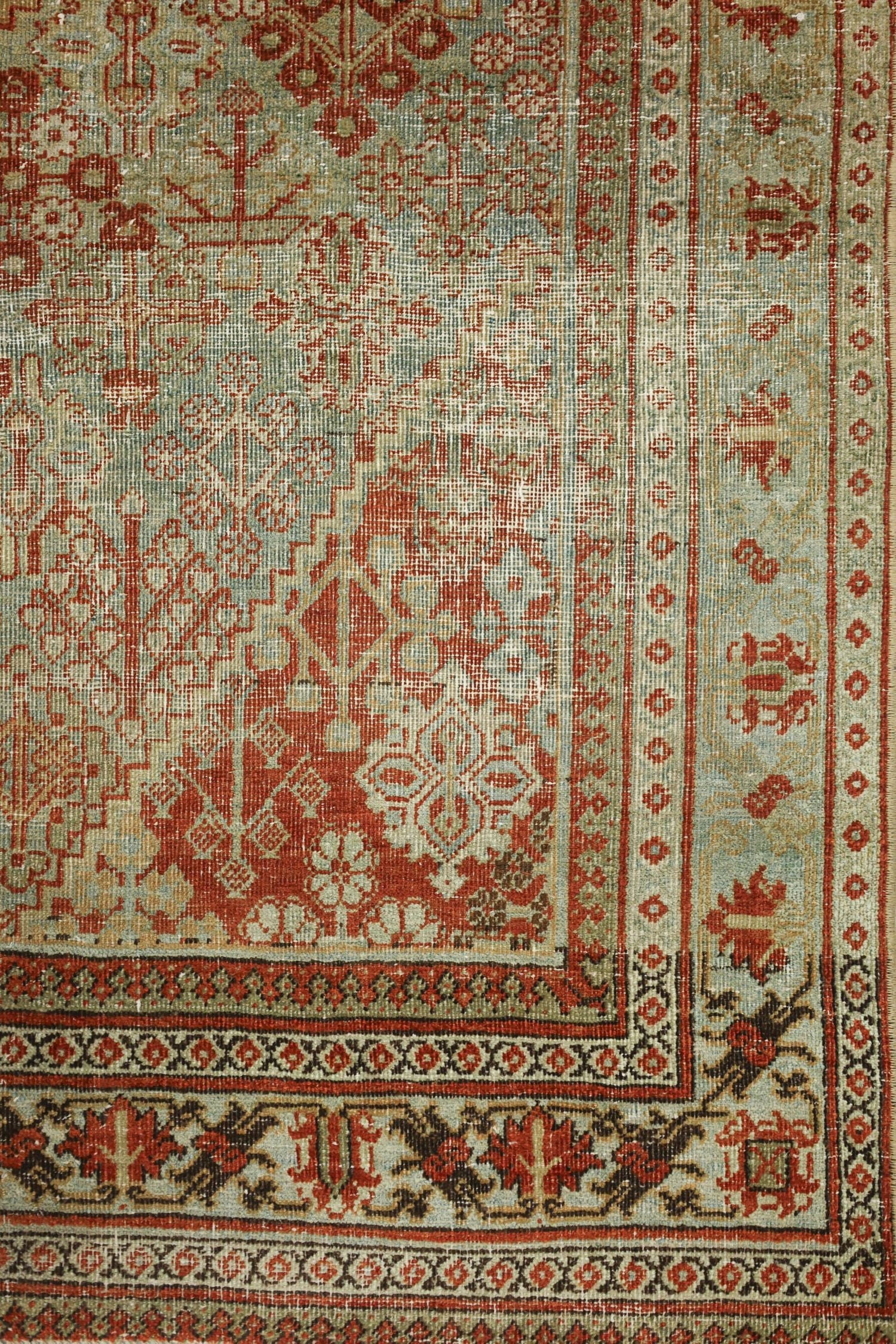 Vintage Joshaqan Handwoven Transitional Rug, J76659