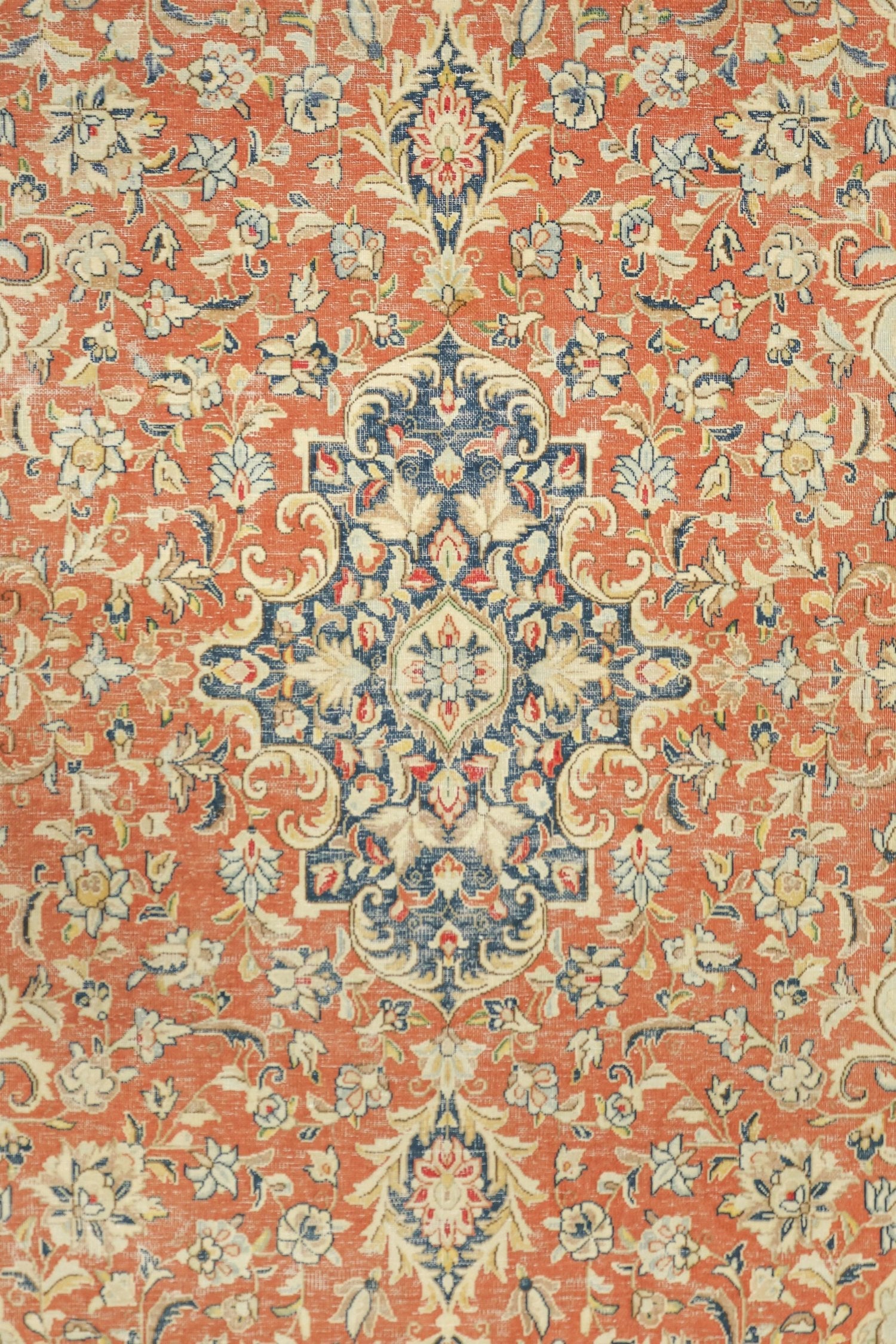 Vintage Kerman Handwoven Transitional Rug, J69557