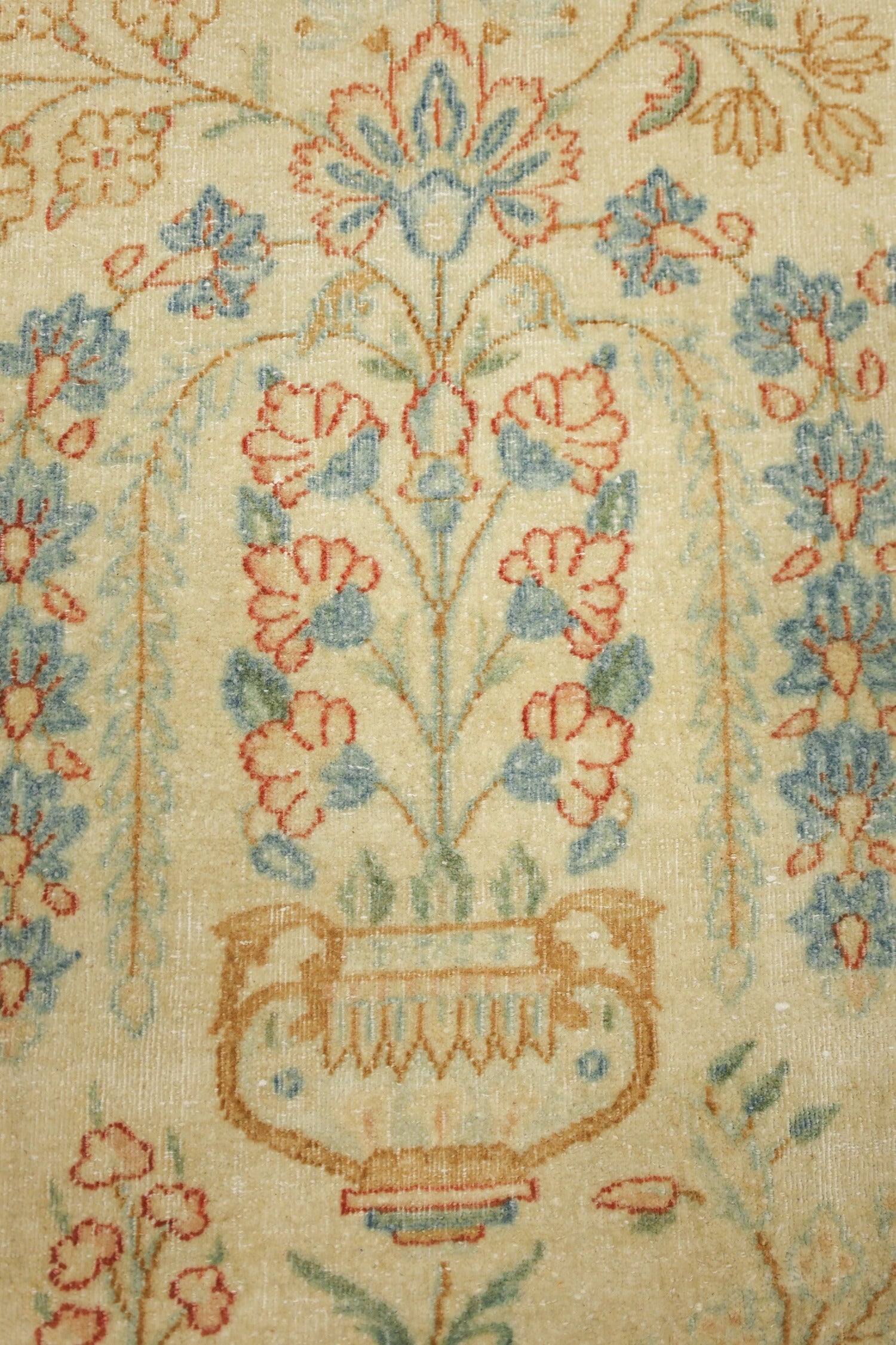 Vintage Kerman Handwoven Transitional Rug, J76616