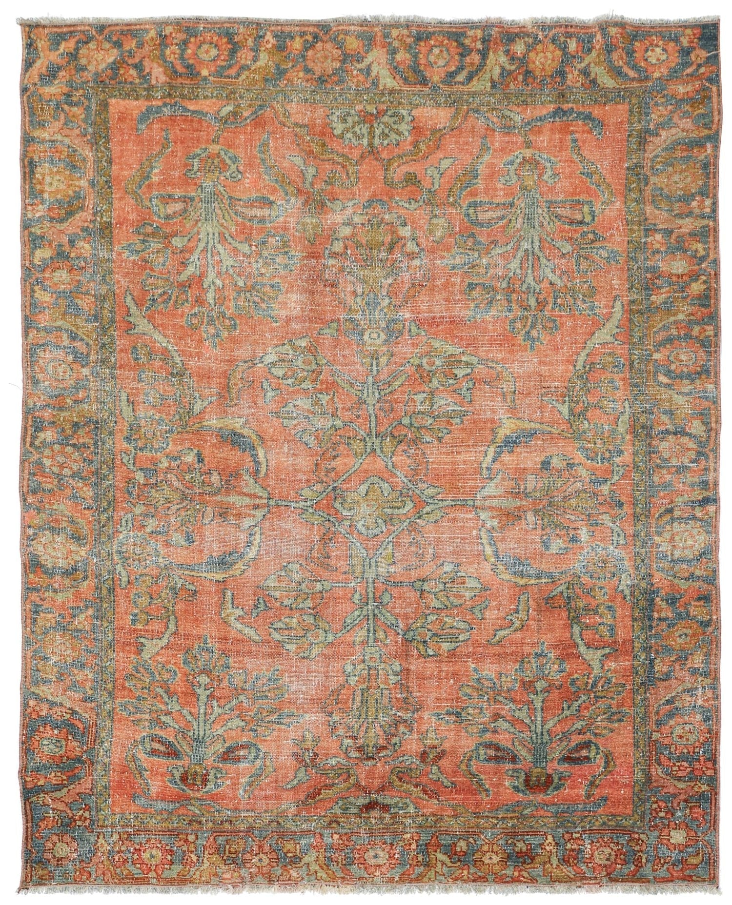 Vintage Lilihan Handwoven Transitional Rug