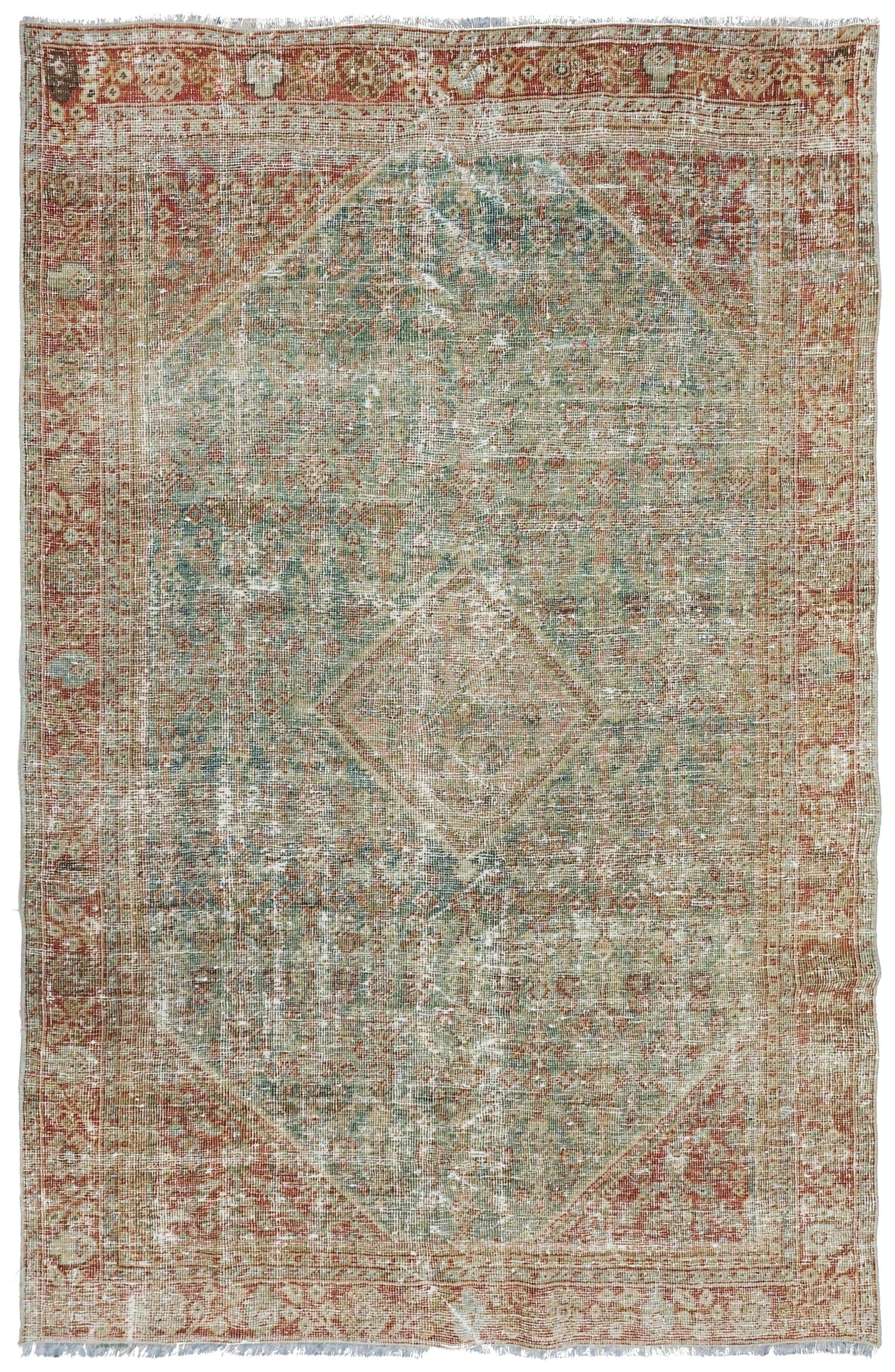 Vintage Mahal Handwoven Transitional Rug