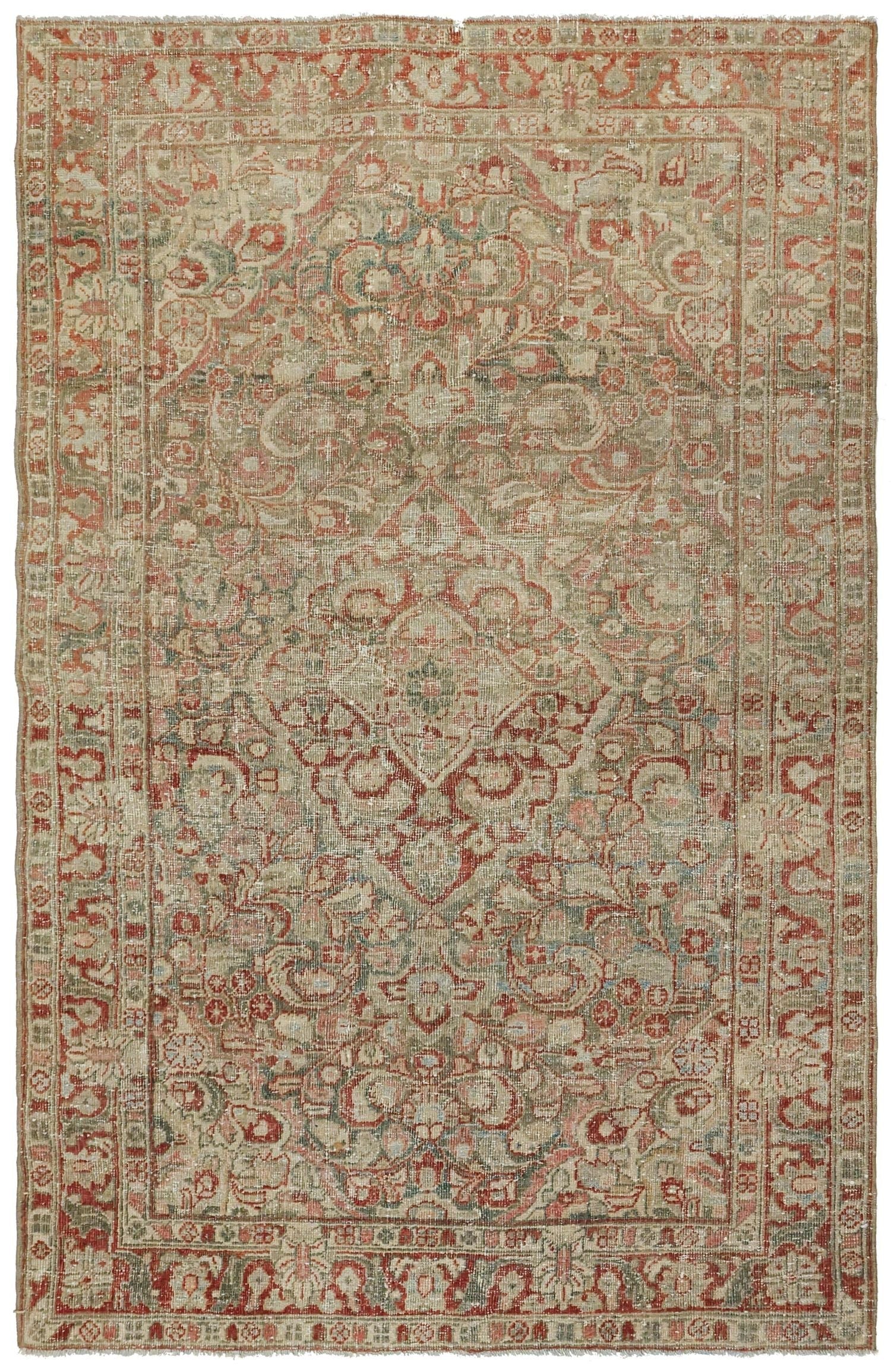 Vintage Mahal Handwoven Transitional Rug