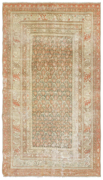 Vintage Malayer Handwoven Transitional Rug