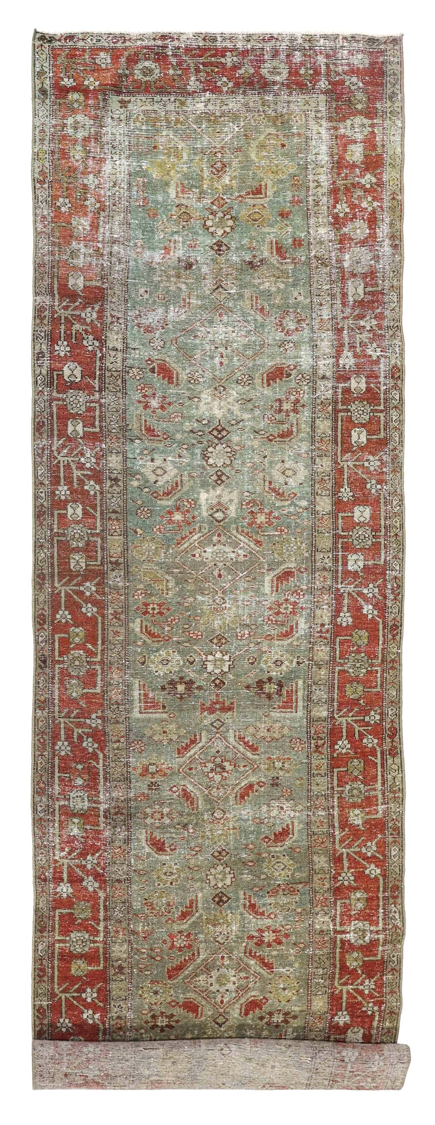 Vintage Malayer Handwoven Transitional Rug