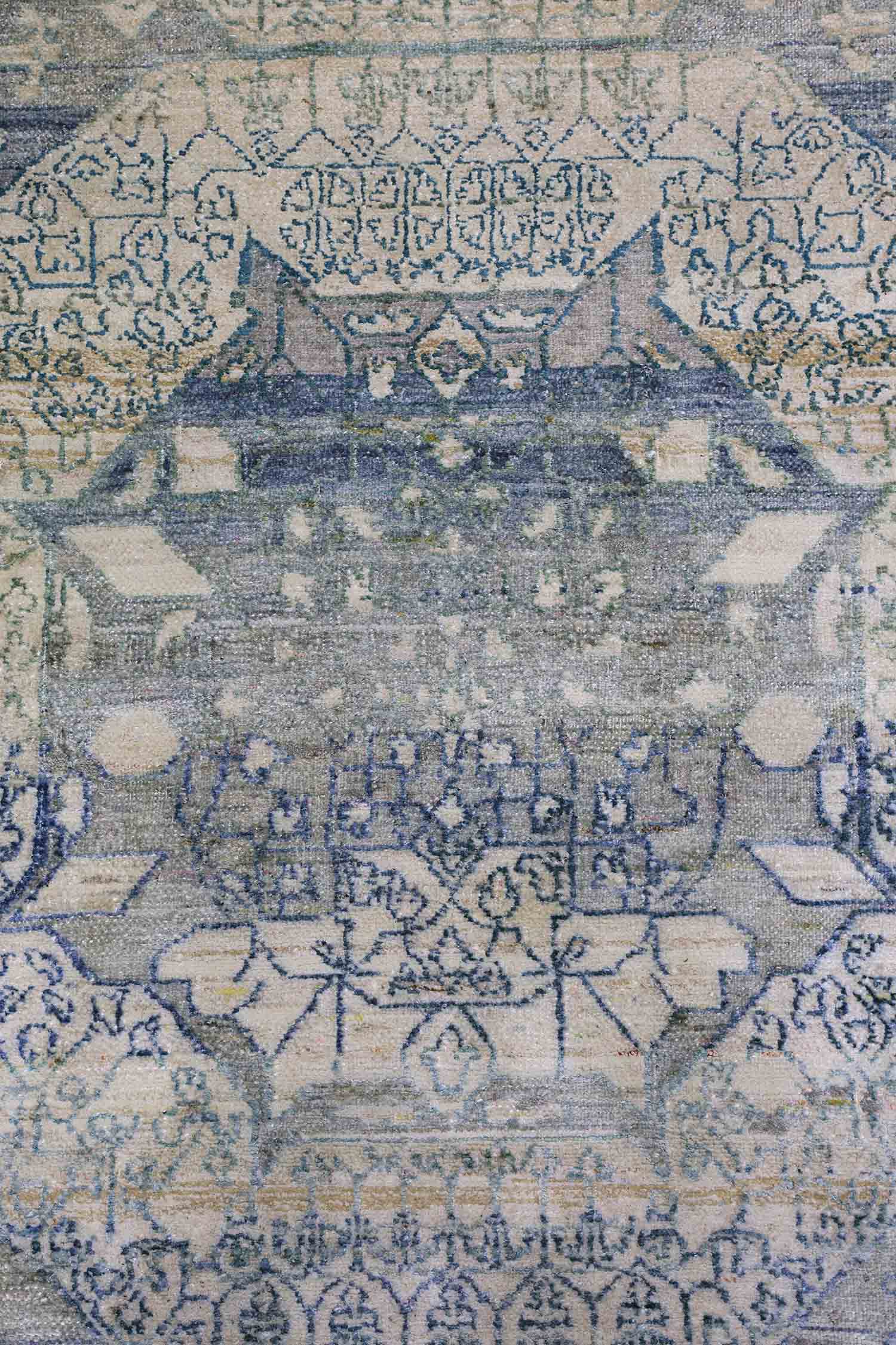 Mamluk Handwoven Transitional Rug, J77166