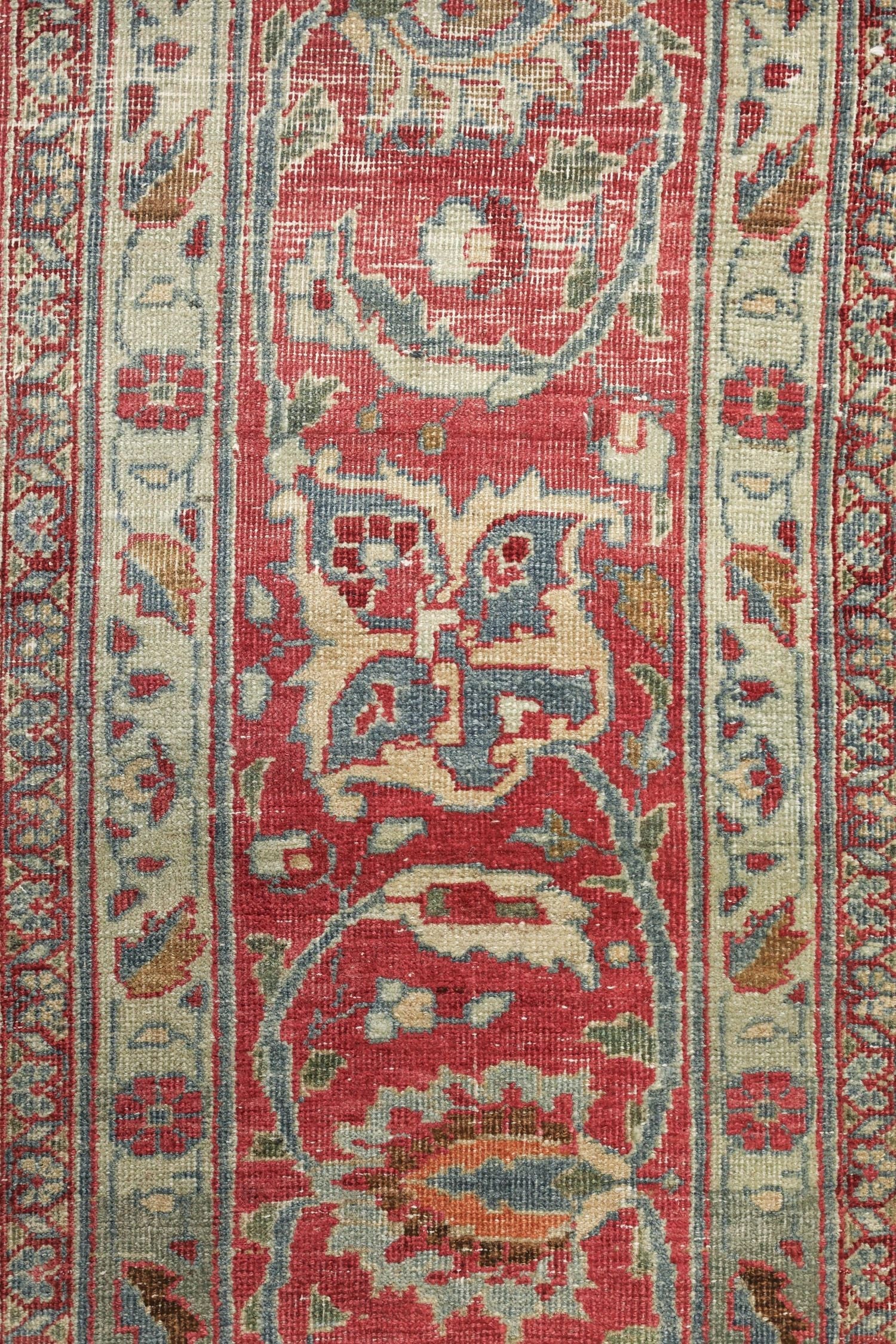 Vintage Mashad Handwoven Transitional Rug, J76643