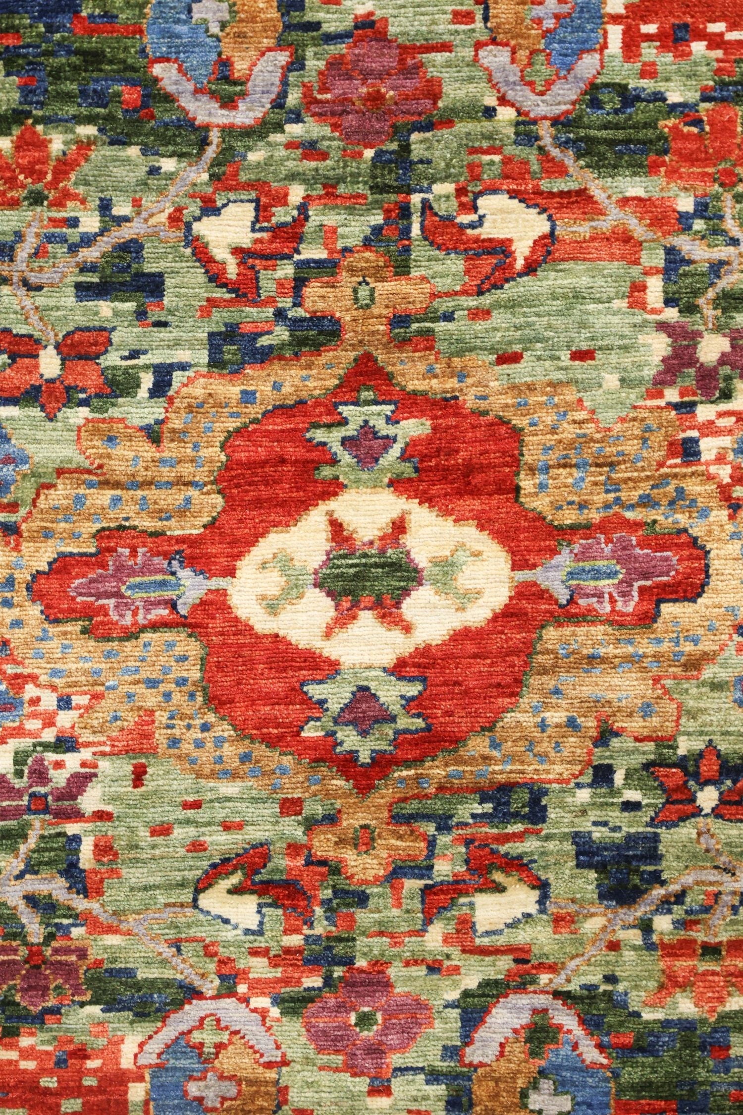 Moghul Erased Handwoven Transitional Rug, J77004