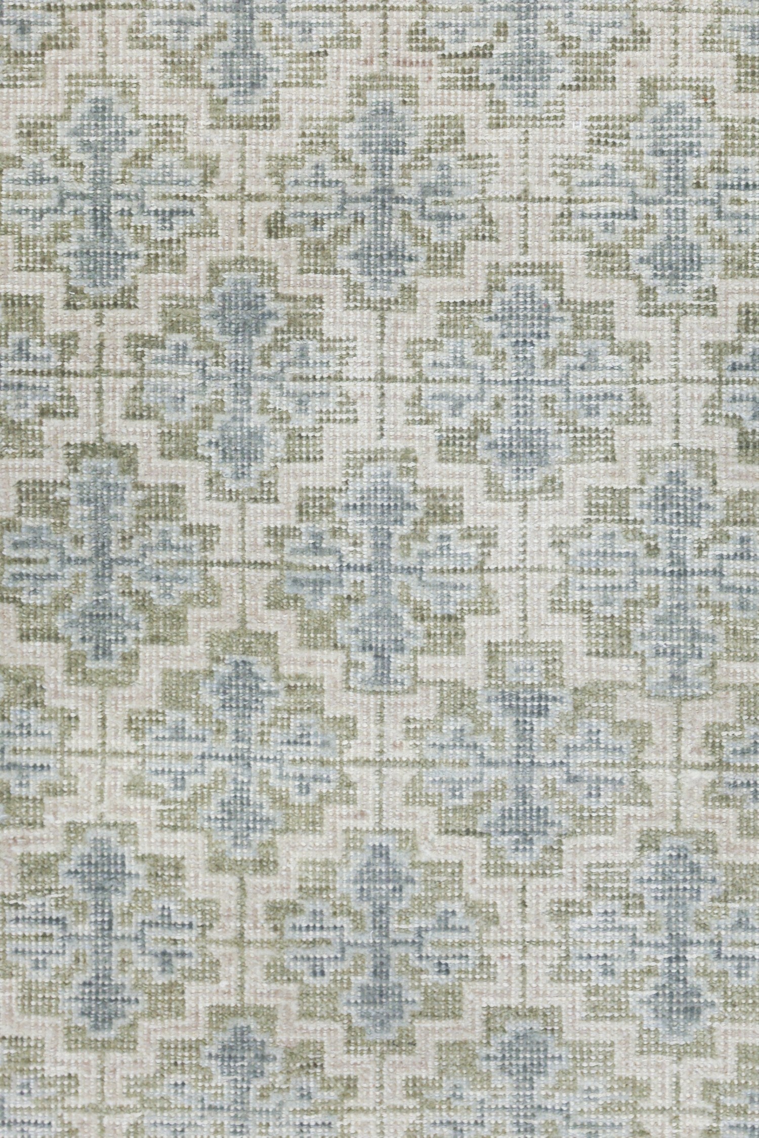 Needlepoint Handwoven Transitional Rug, J75692