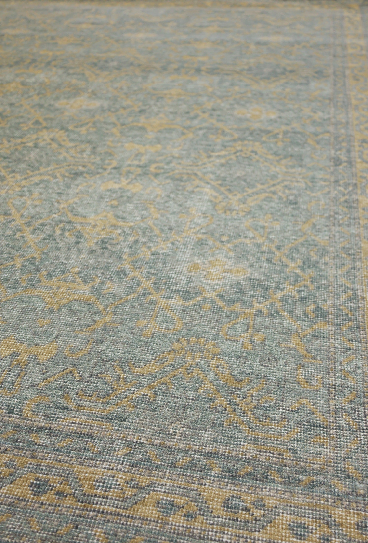 Oushak Handwoven Transitional Rug, J74341