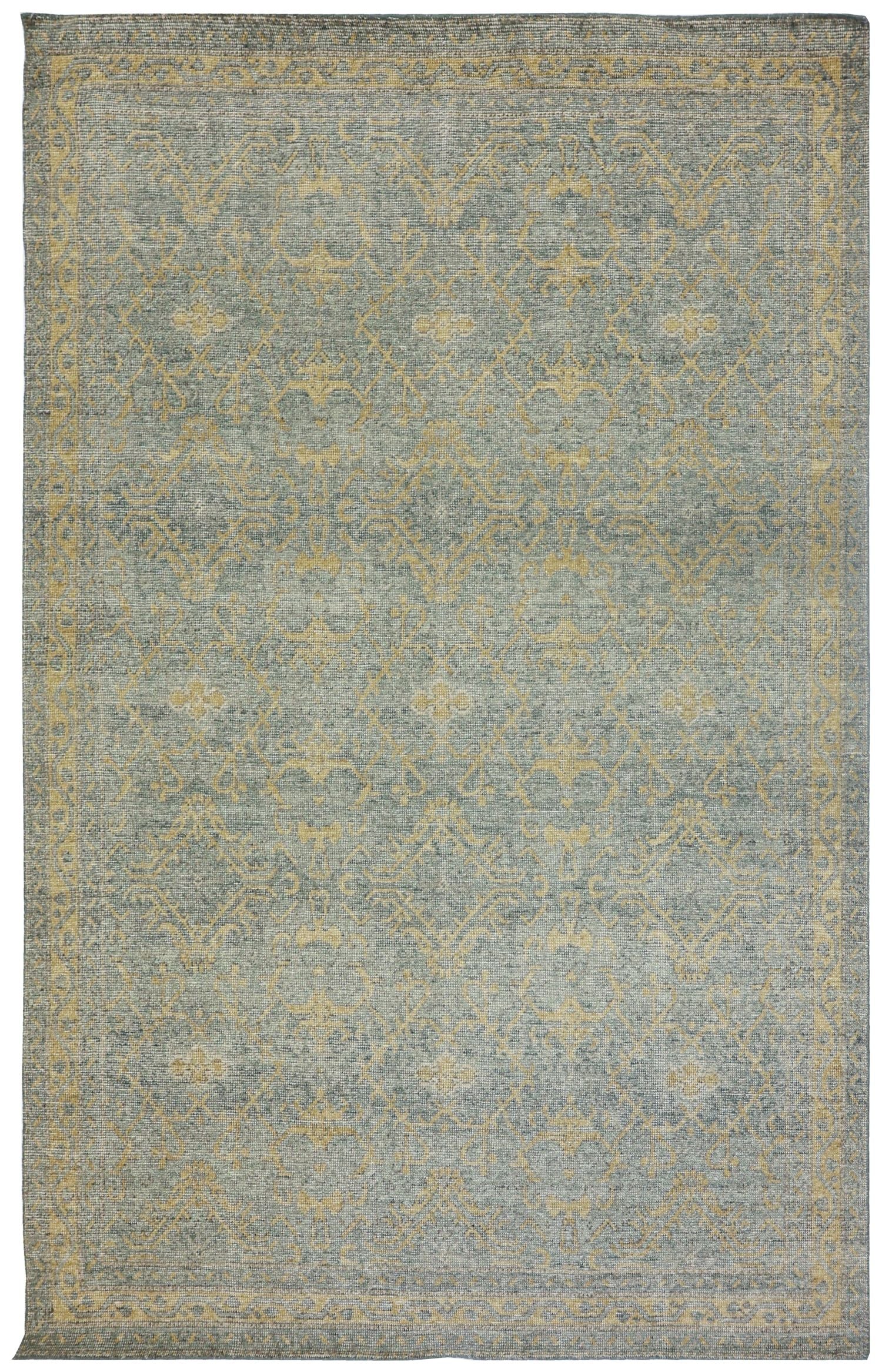 Oushak Handwoven Transitional Rug