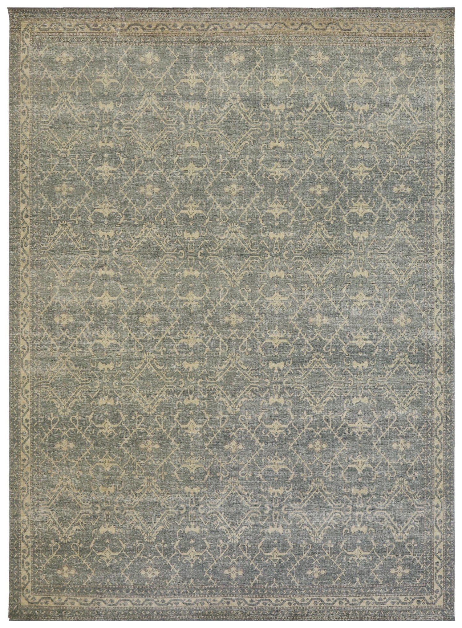 Oushak Handwoven Transitional Rug