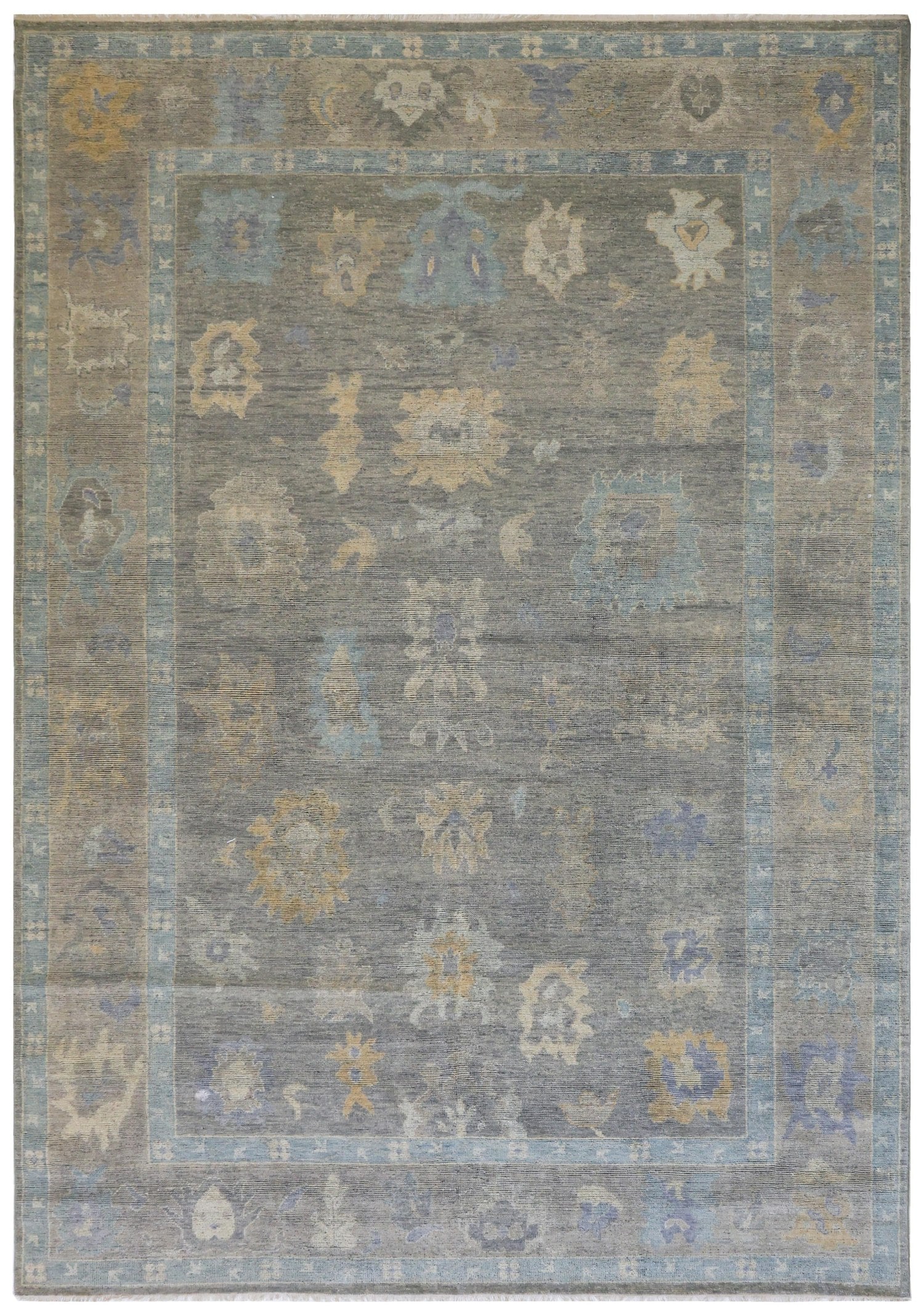 Oushak Handwoven Transitional Rug