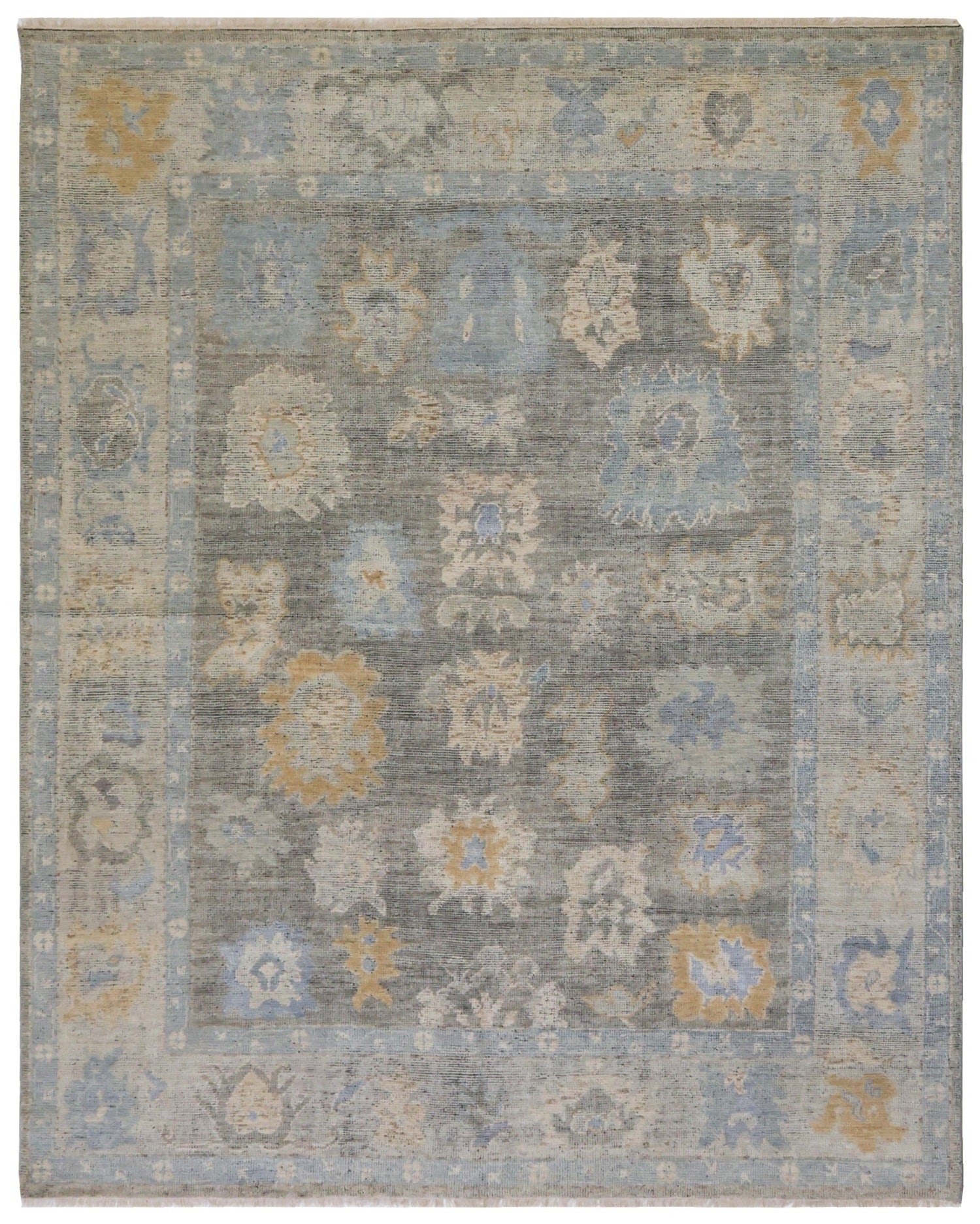 Oushak Handwwoven Transitional Rug