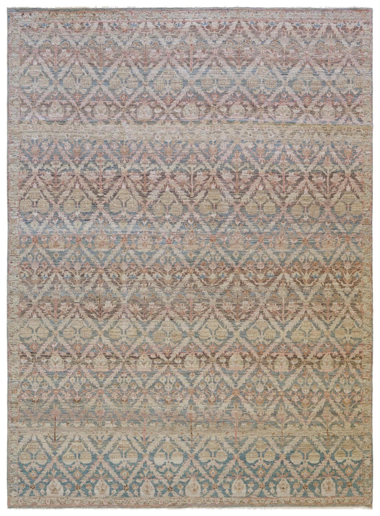 Persian Trellis Handwoven Transitional Rug