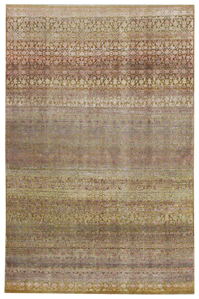 Petite Herati Handwoven Transitional Rug