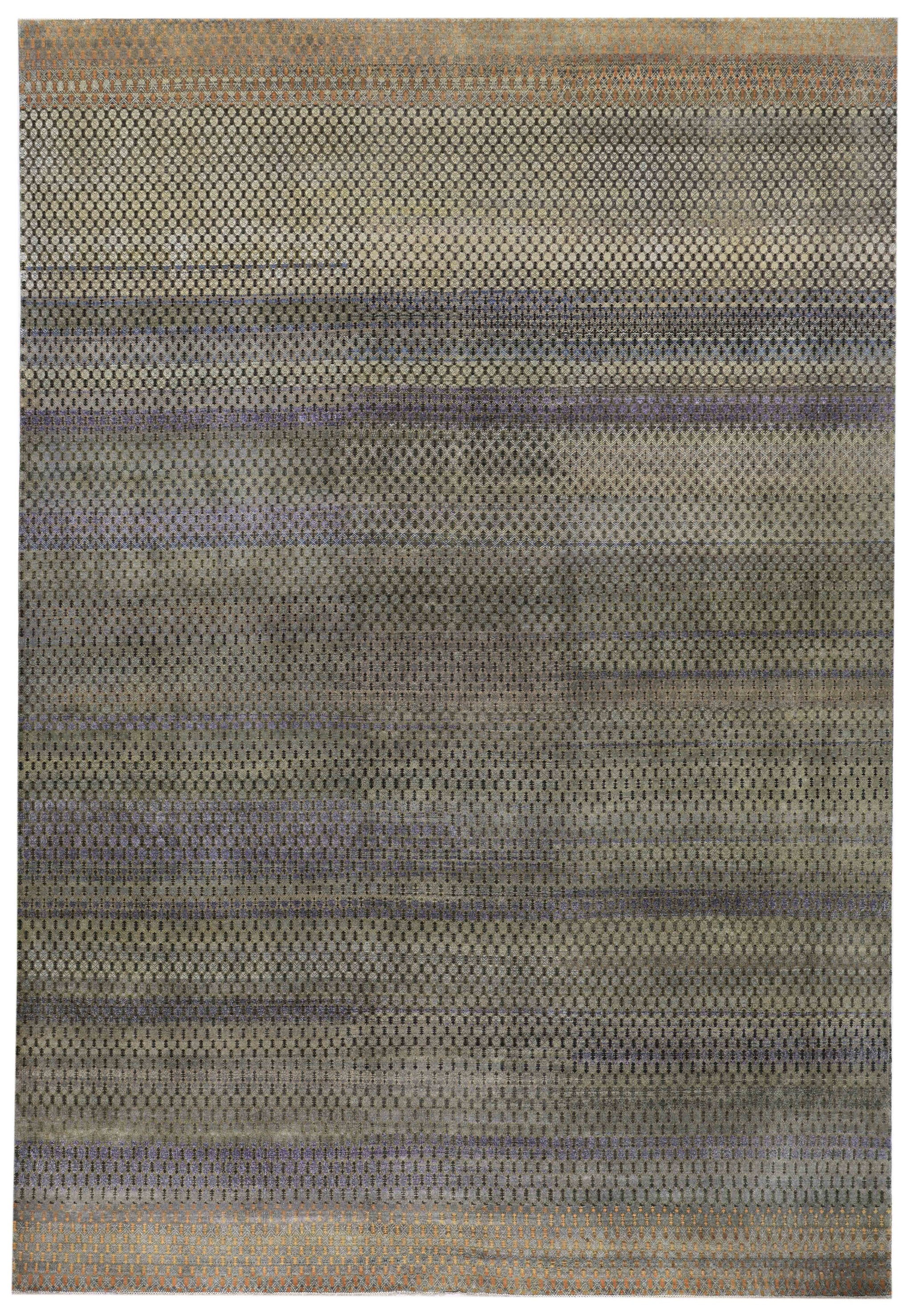 Petite Repeat Handwoven Transitional Rug