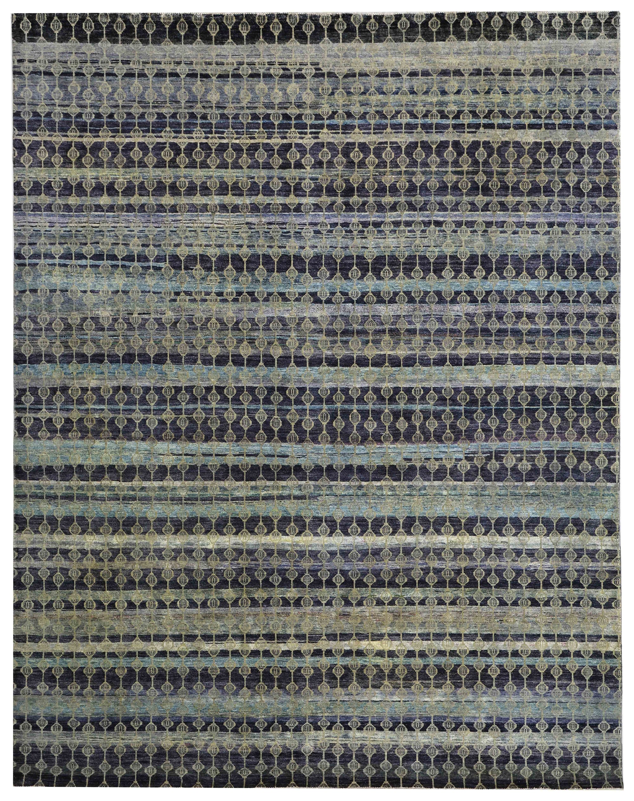 Petite Repeat Handwoven Transitional Rug