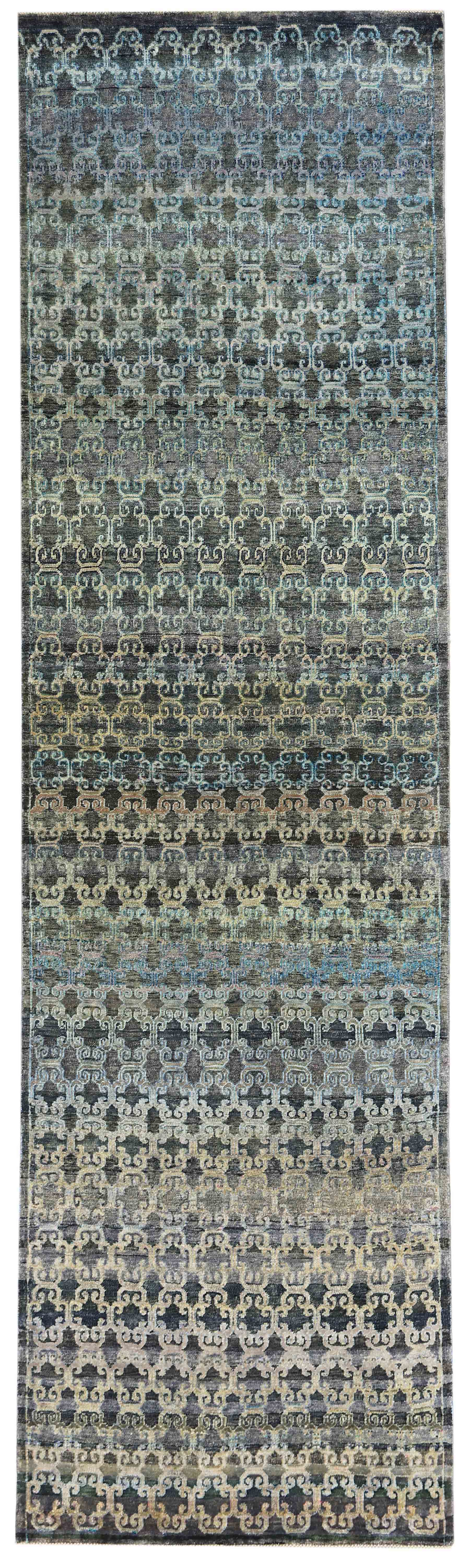 Petite Samarkand Handwoven Transitional Rug