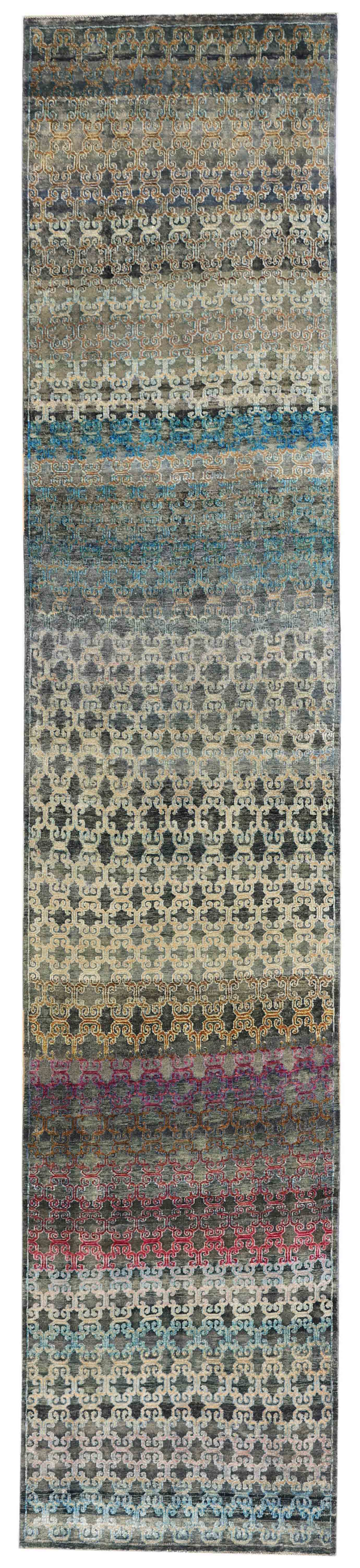 Petite Samarkand Handwoven Transitional Rug