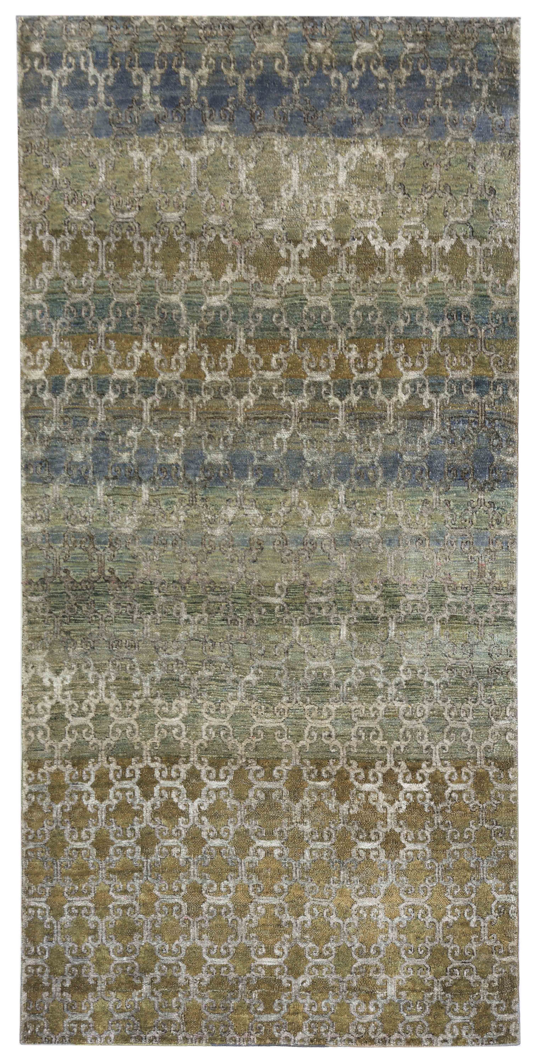 Petite Samarkand Handwoven Transitional Rug