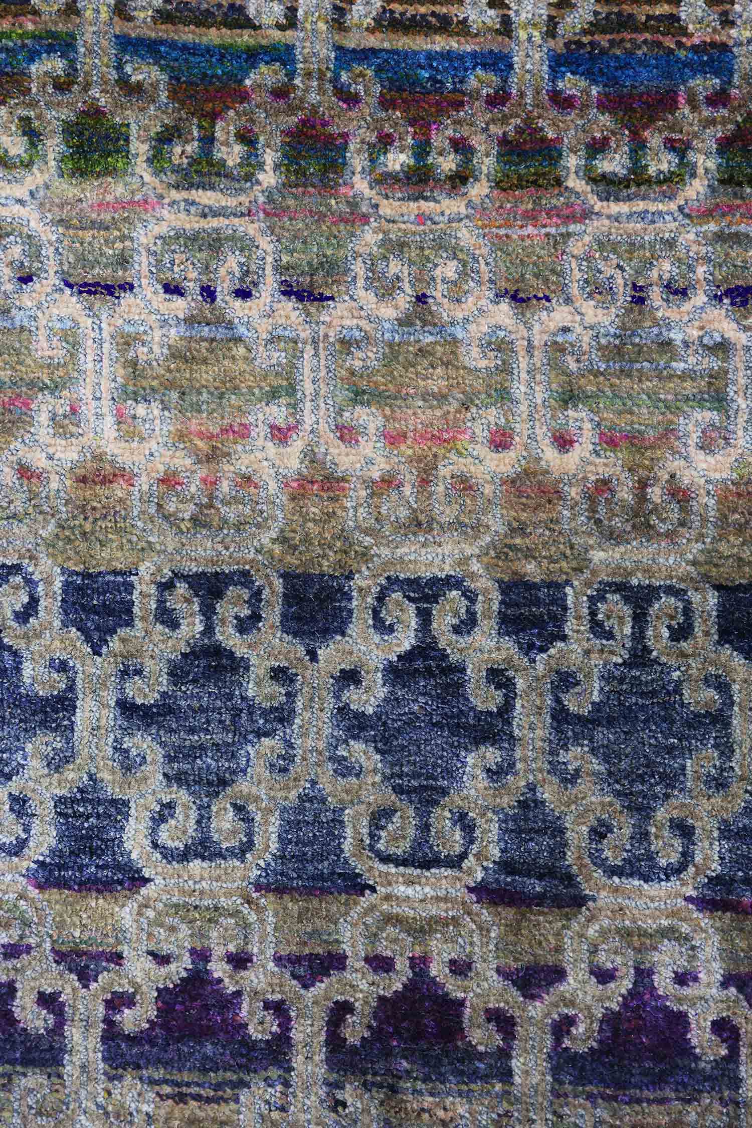 Petite Samarkand Handwoven Transitional Rug, J77167