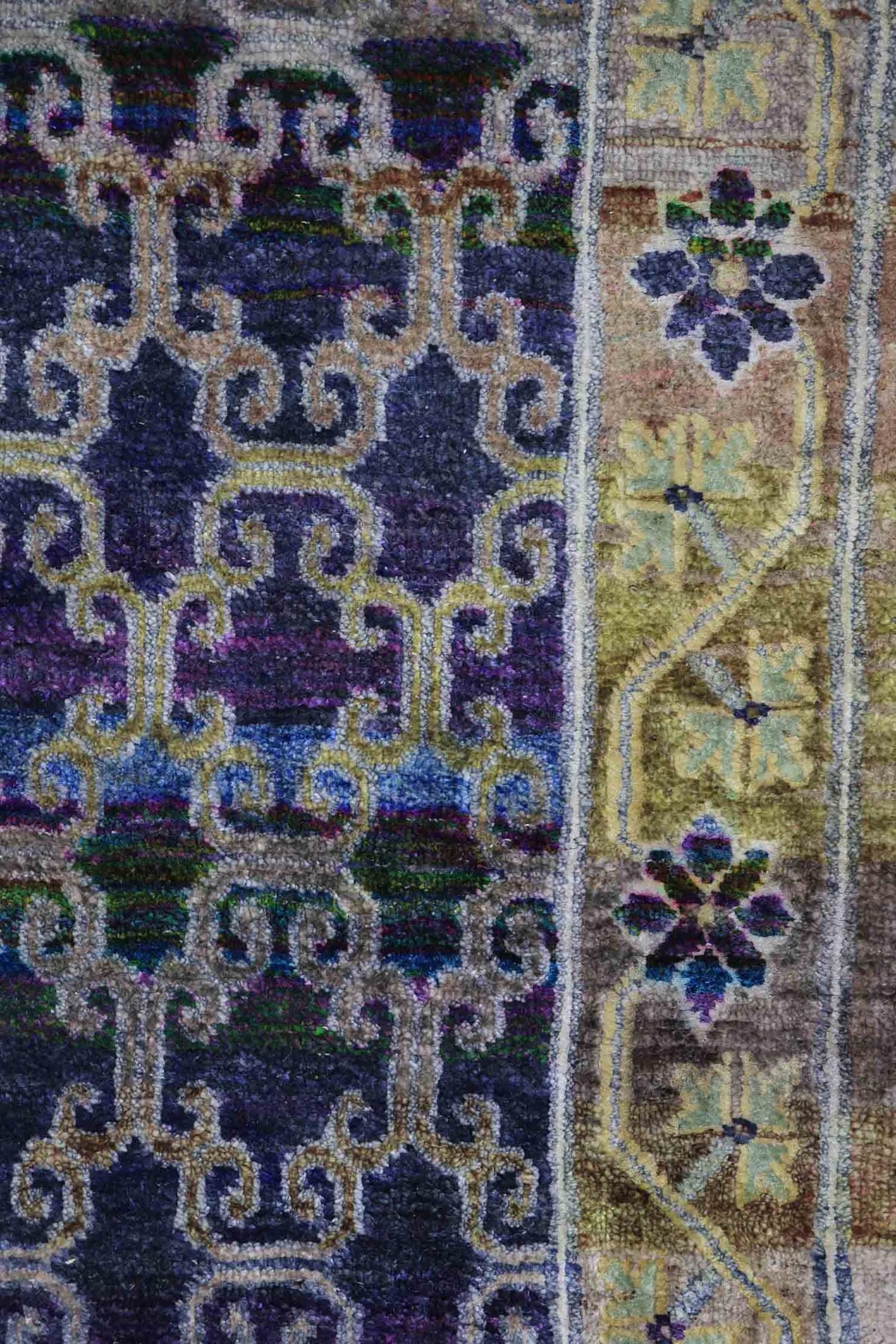 Petite Samarkand Handwoven Transitional Rug, J77167