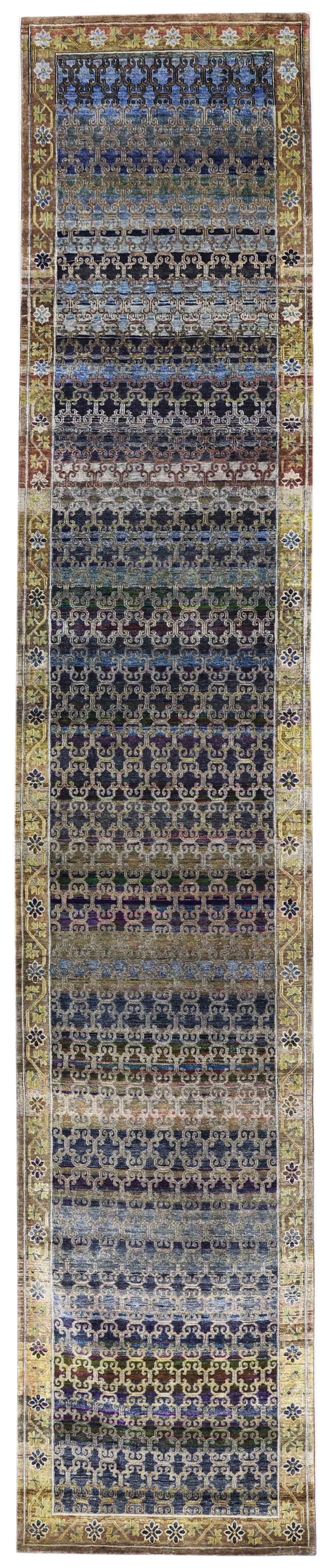 Petite Samarkand Handwoven Transitional Rug